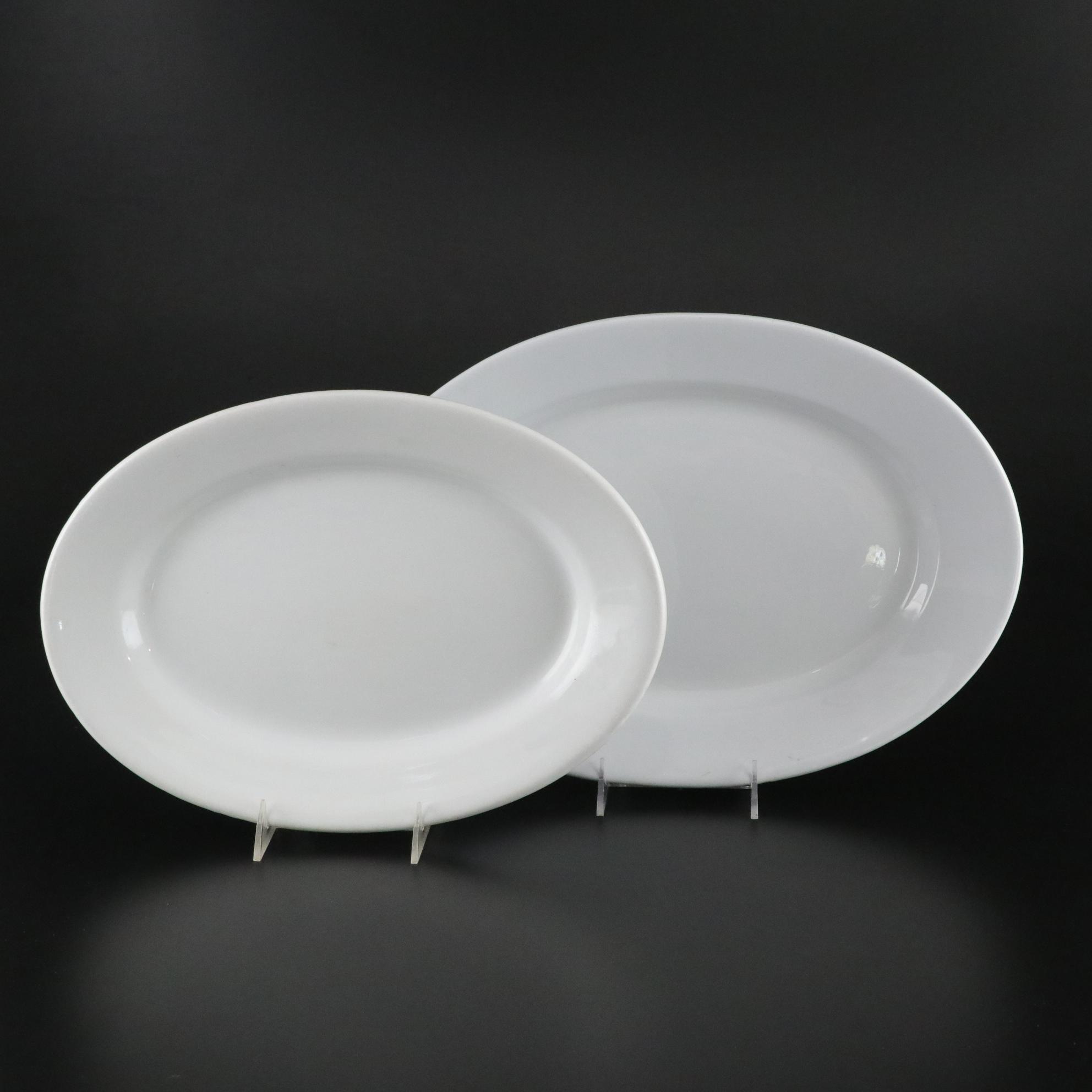 J+G Meakin Ironstone China Platters