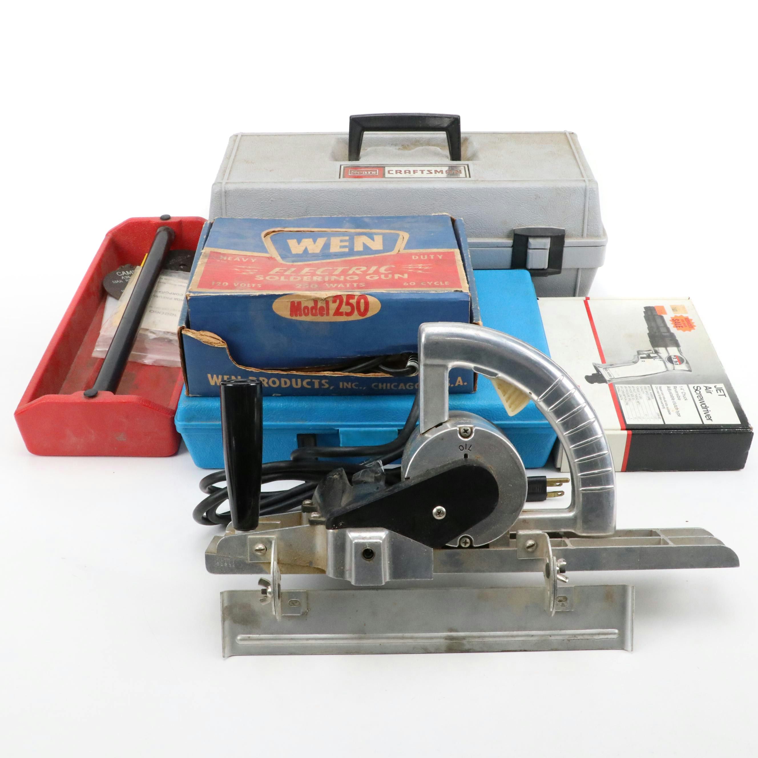 Wen Electric Soldering Gun and Electric Hand Plate with More Tools