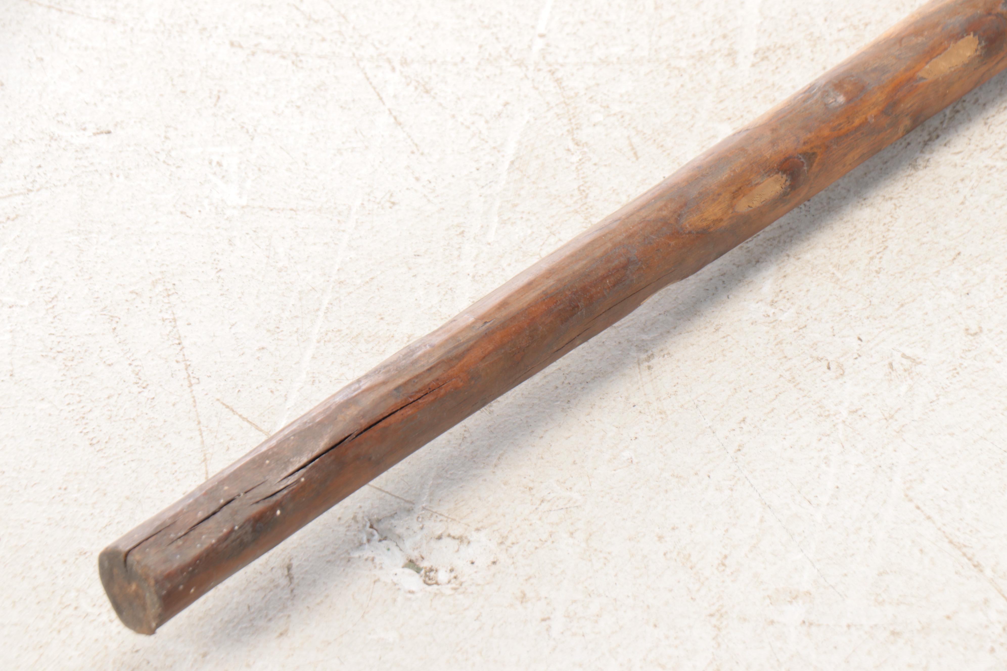 Primitive Style Bent Wood Three-Point Hay Fork