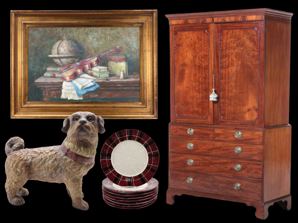 Curated Collection from an Indian Hill Estate: Antiques, Custom Furnishings & Décor