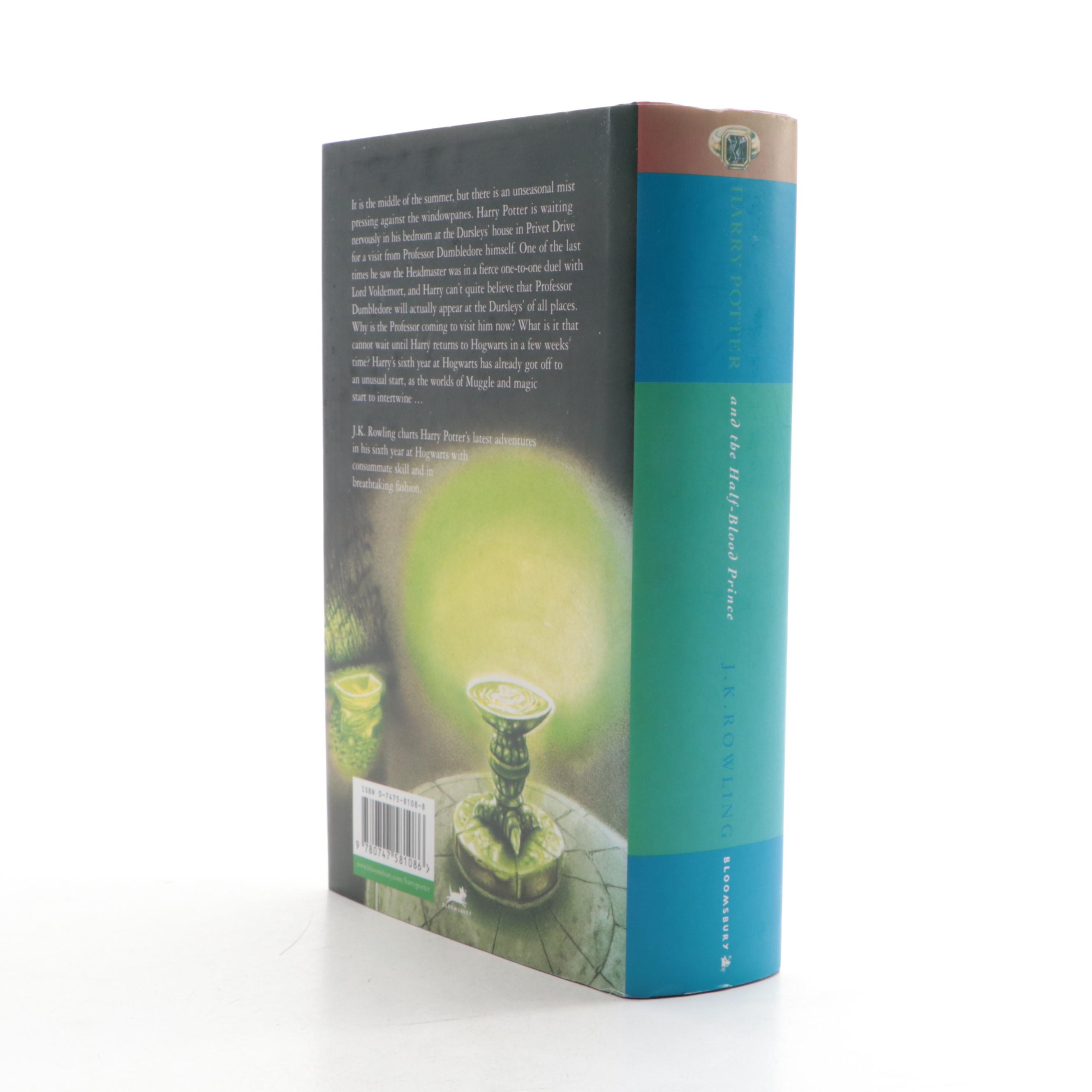 First UK Edition "Harry Potter and the Half-Blood Prince" by J. K. Rowling, 2005