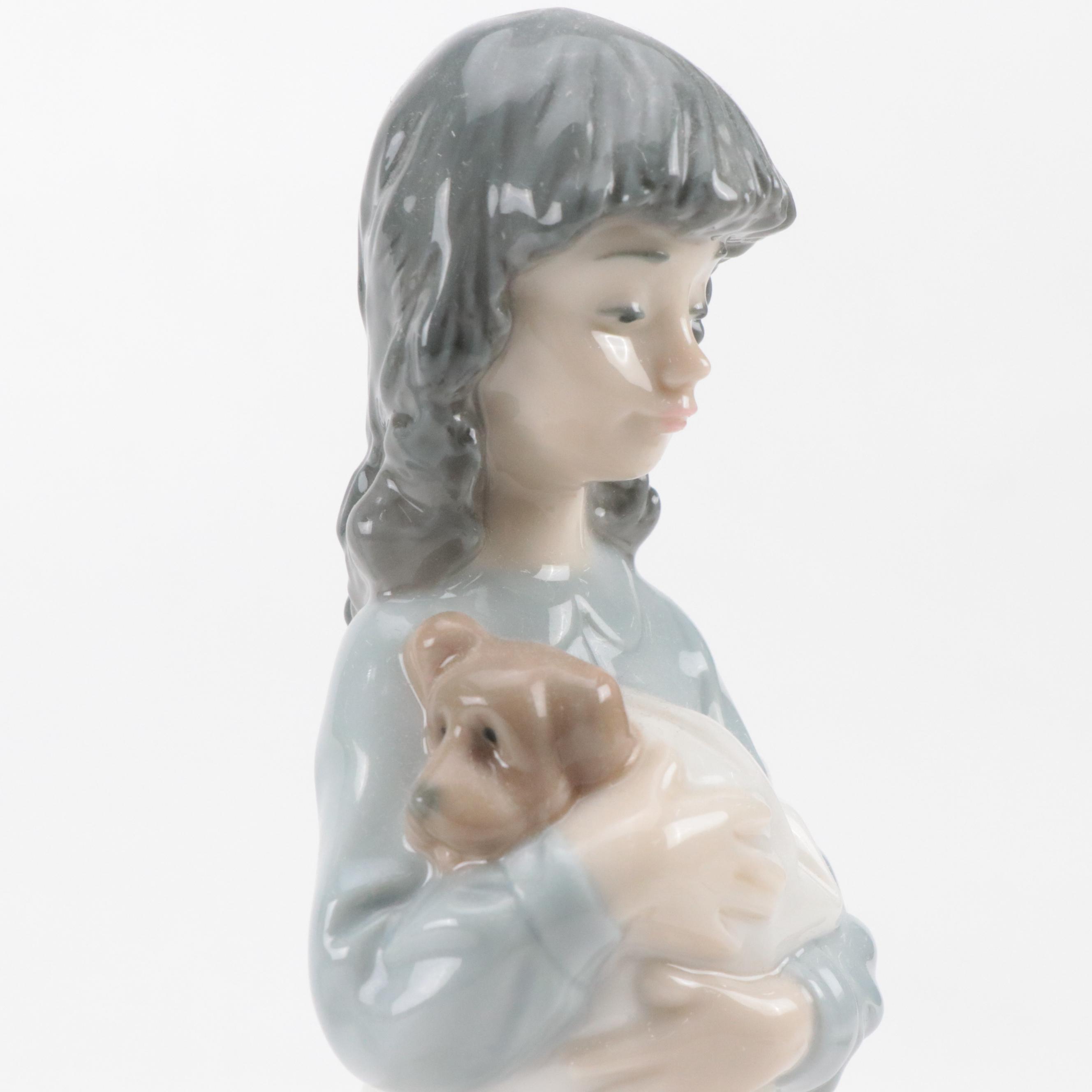 Nao by Lladró "Someone to Love," "We're Sleepy," and "My Rag Doll" Figurines