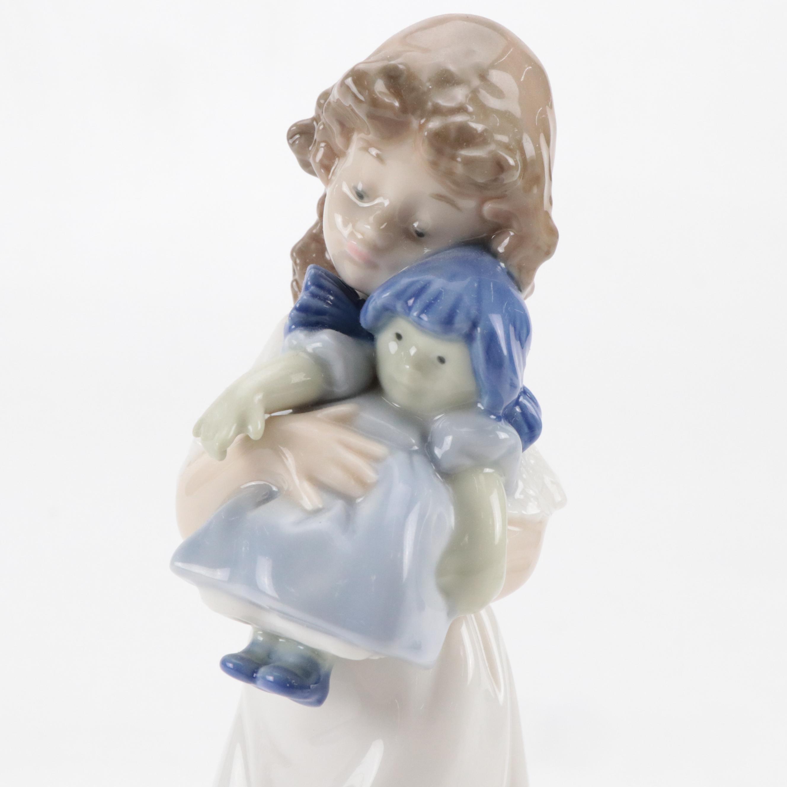 Nao by Lladró "Someone to Love," "We're Sleepy," and "My Rag Doll" Figurines