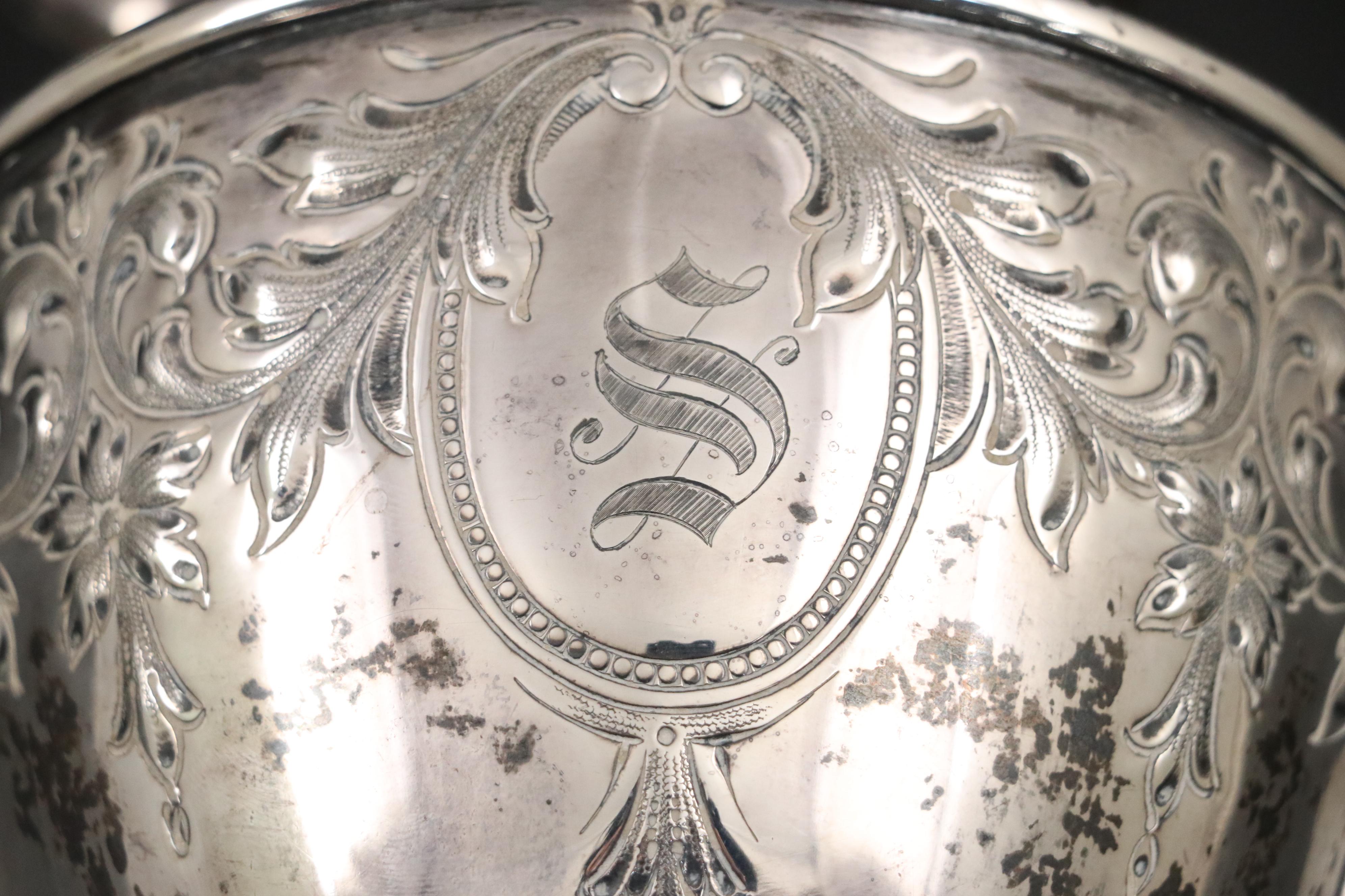 Dunkirk Silversmiths Hand-Chased Sterling Coffee and Tea Service