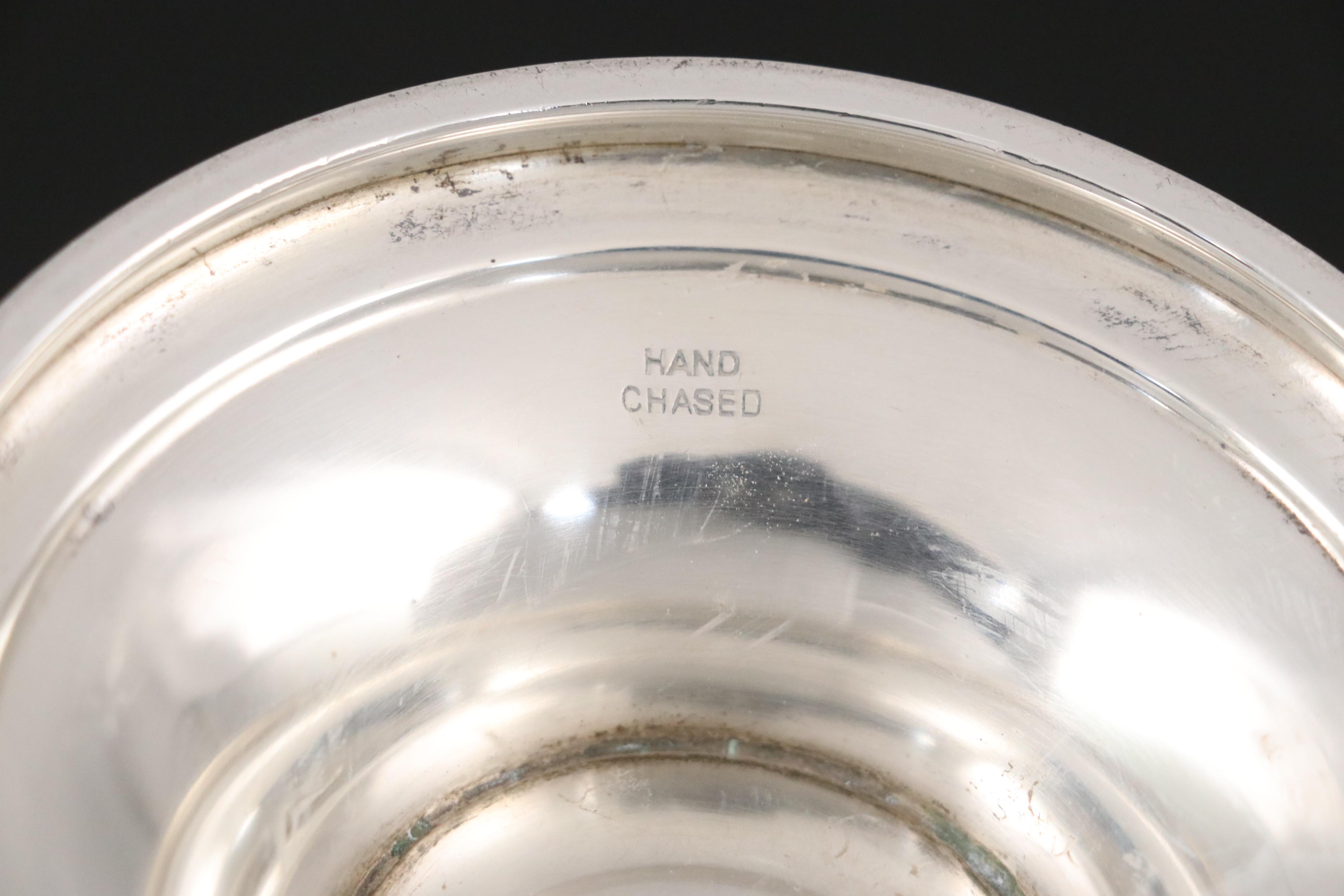 Dunkirk Silversmiths Hand-Chased Sterling Coffee and Tea Service