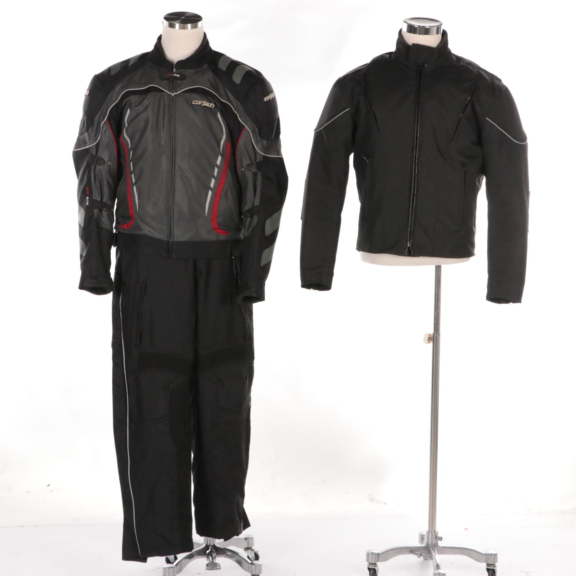 Cortech GX Sport Air 3.0 Jacket and Tourmaster Overpants, Zony Nylon Bike Jacket