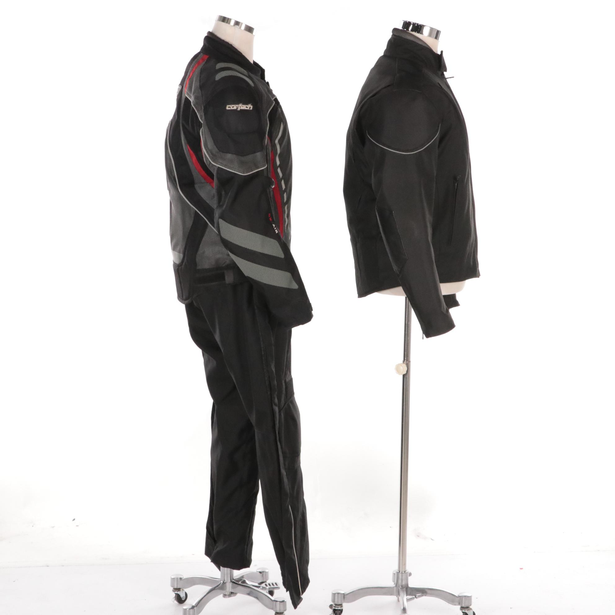 Cortech GX Sport Air 3.0 Jacket and Tourmaster Overpants, Zony Nylon Bike Jacket