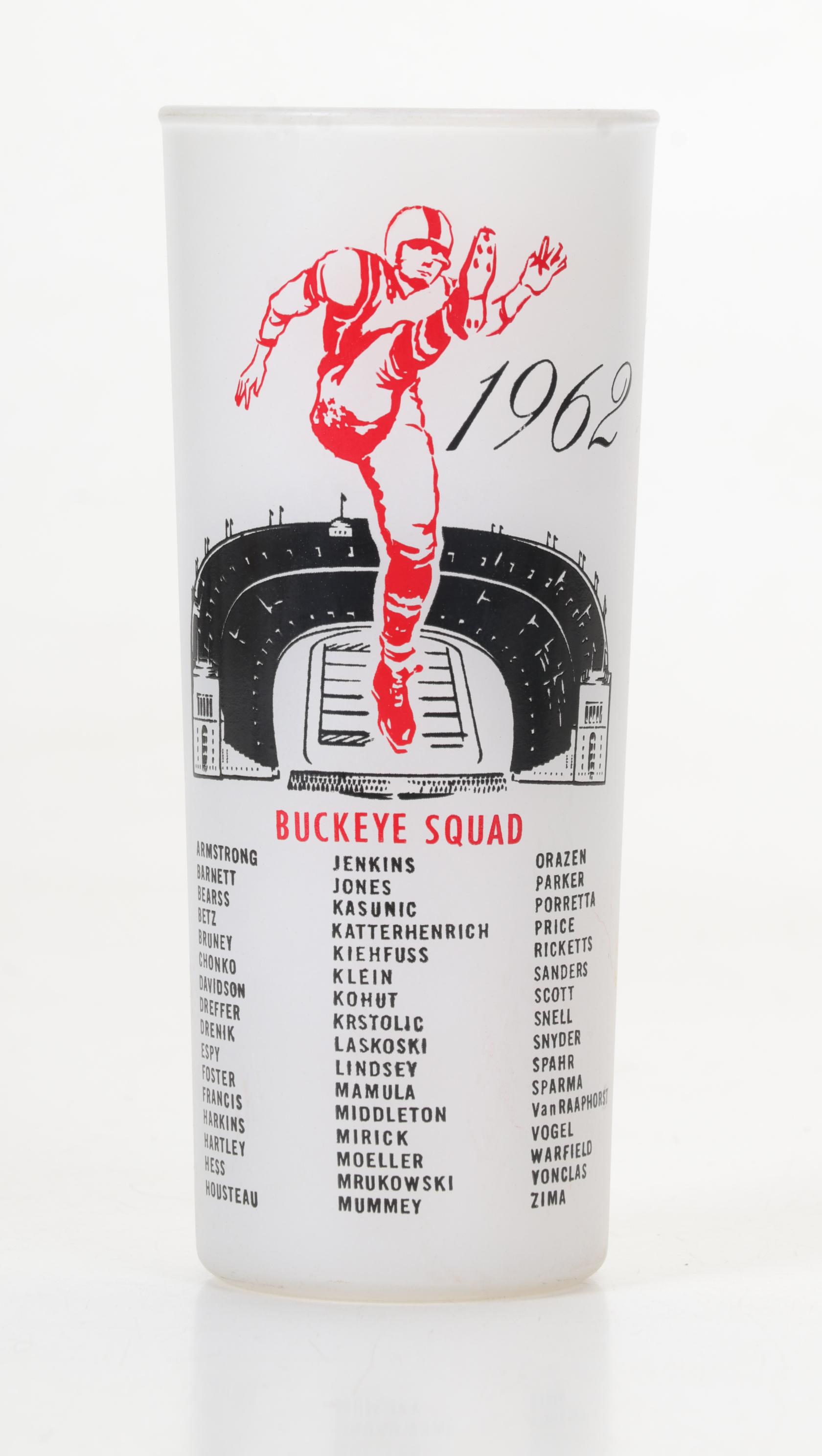 Commemorative Woody Hayes Glass, Archie Griffin Coke & OSU Print