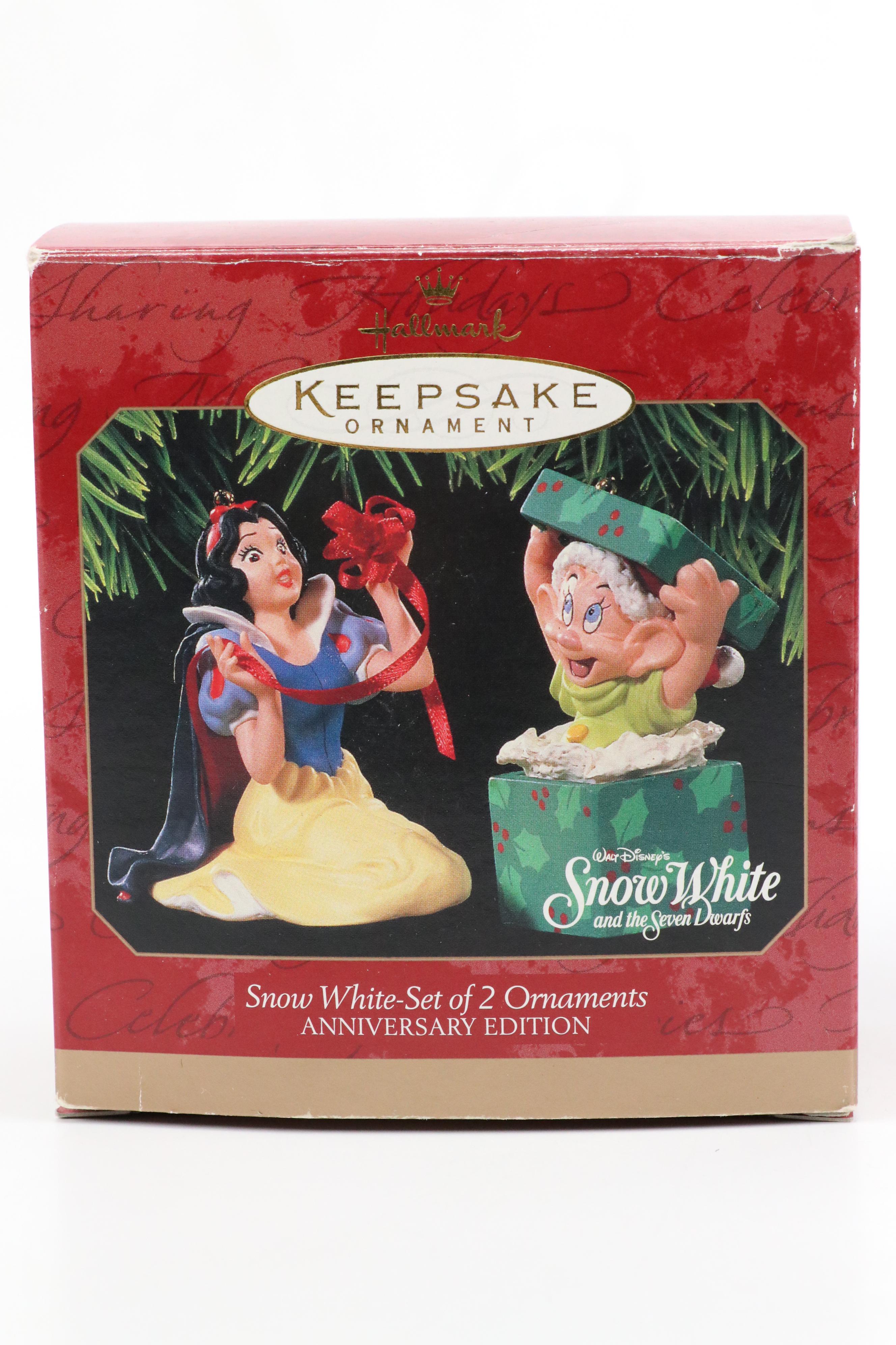 Hallmark "Walt Disney's Snow White and the Seven Dwarfs" and More Ornaments