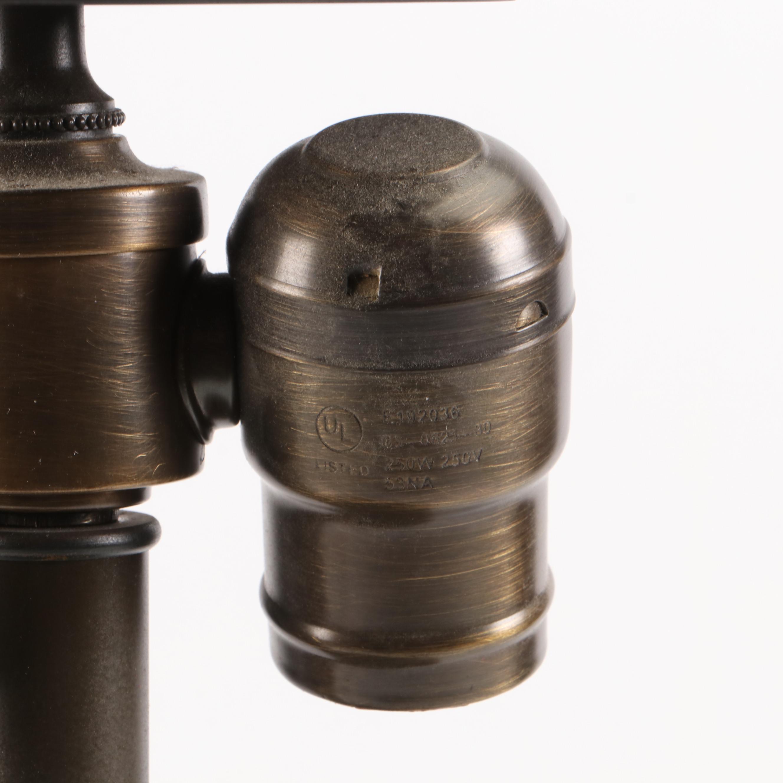 Davis Glass Blown Art Glass Table Lamp, 2005