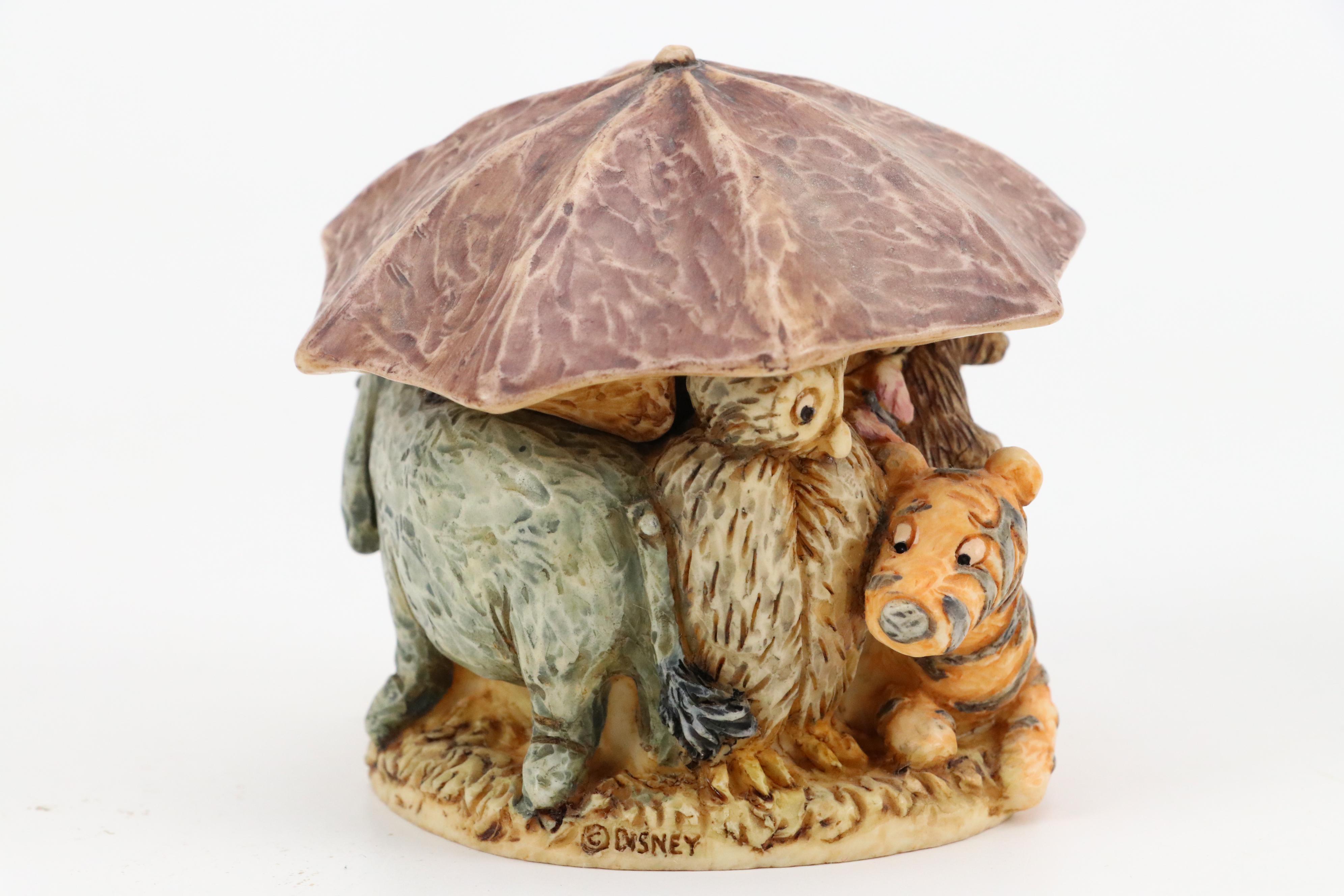 Harmony Kingdom "Classic Pooh" and "Hundred Acre Wood" Resin Figurines