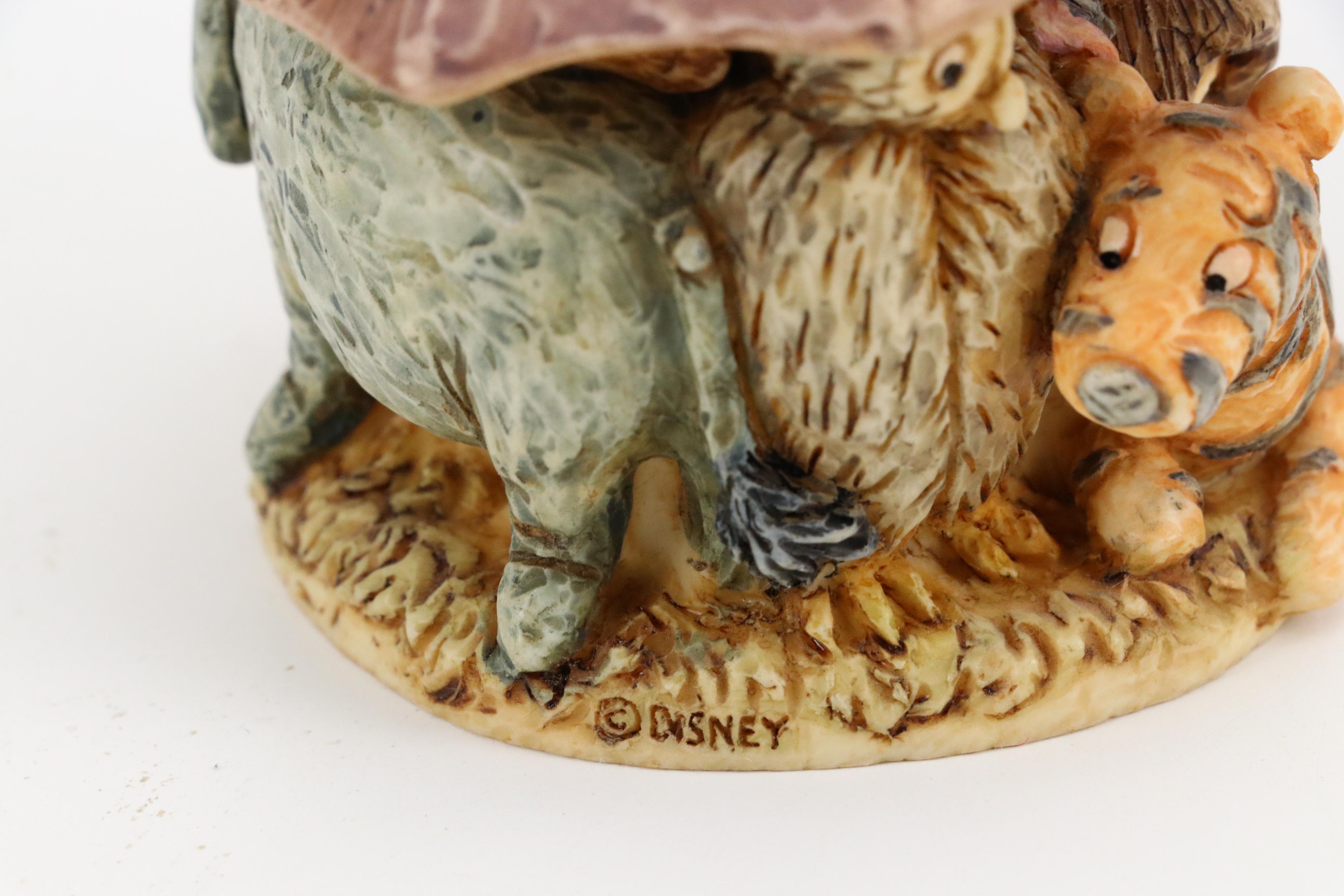 Harmony Kingdom "Classic Pooh" and "Hundred Acre Wood" Resin Figurines