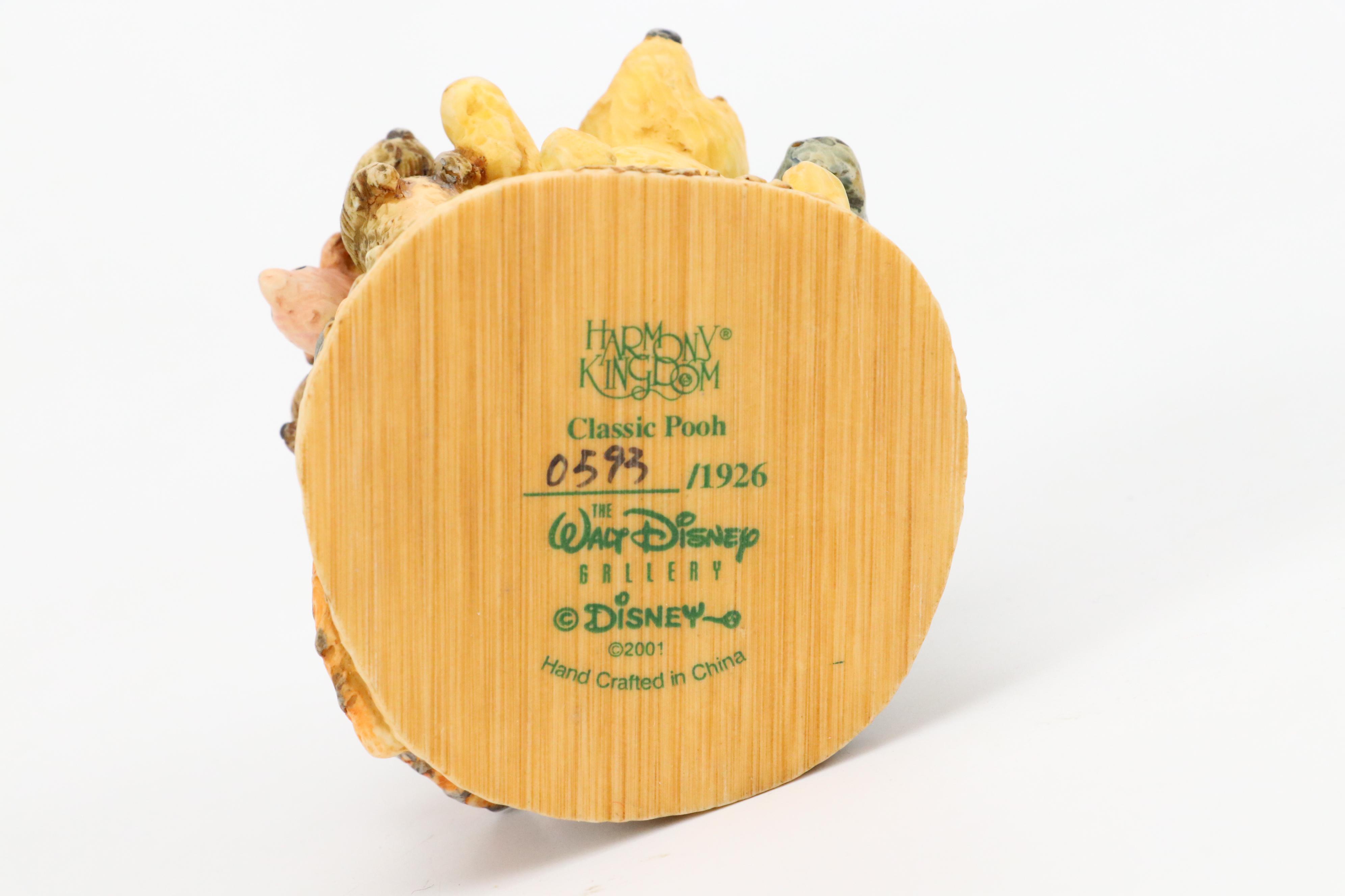 Harmony Kingdom "Classic Pooh" and "Hundred Acre Wood" Resin Figurines