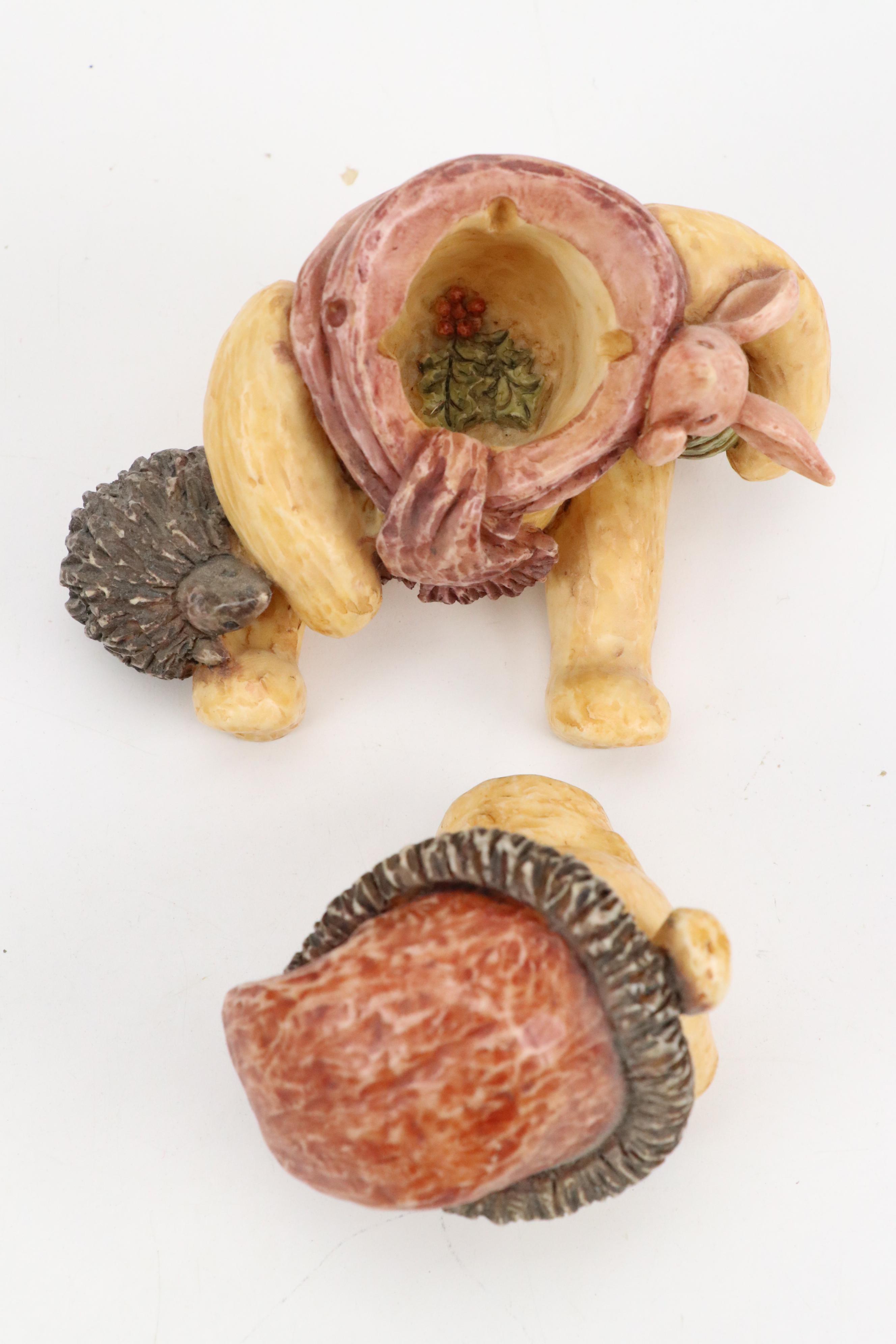 Harmony Kingdom "Classic Pooh" and "Hundred Acre Wood" Resin Figurines