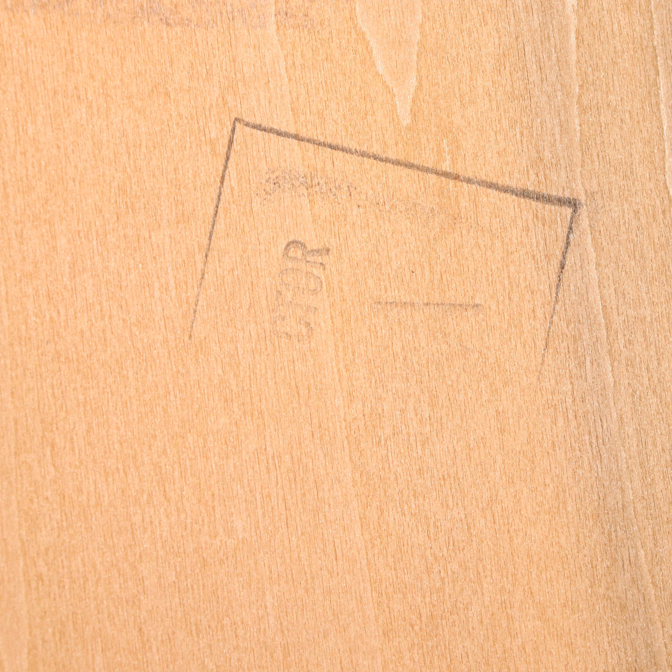 Thomasville Furniture Pine Illuminated Display Cabinet Pair