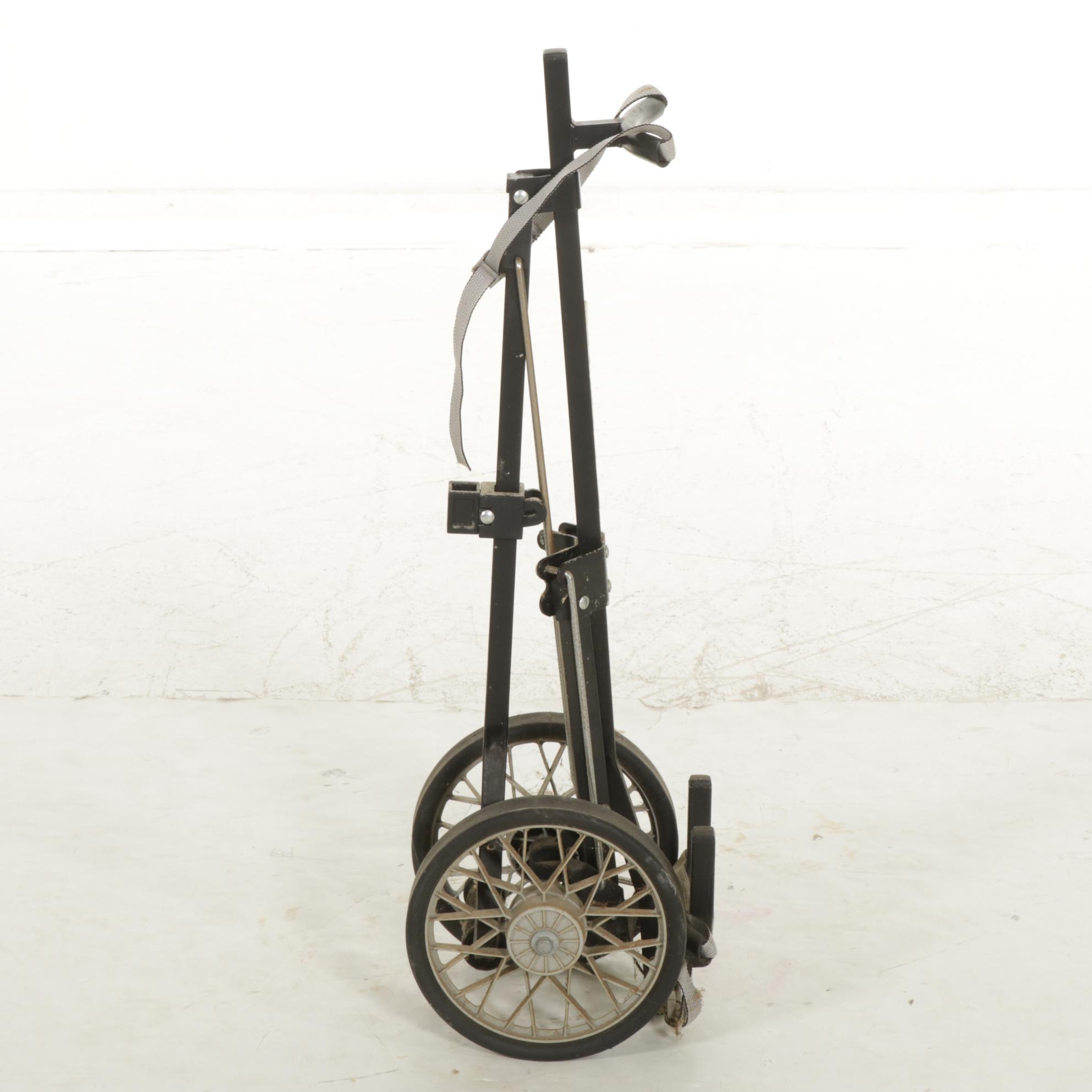 Collapsible "Caddy Wagon" Golf Bag Stand