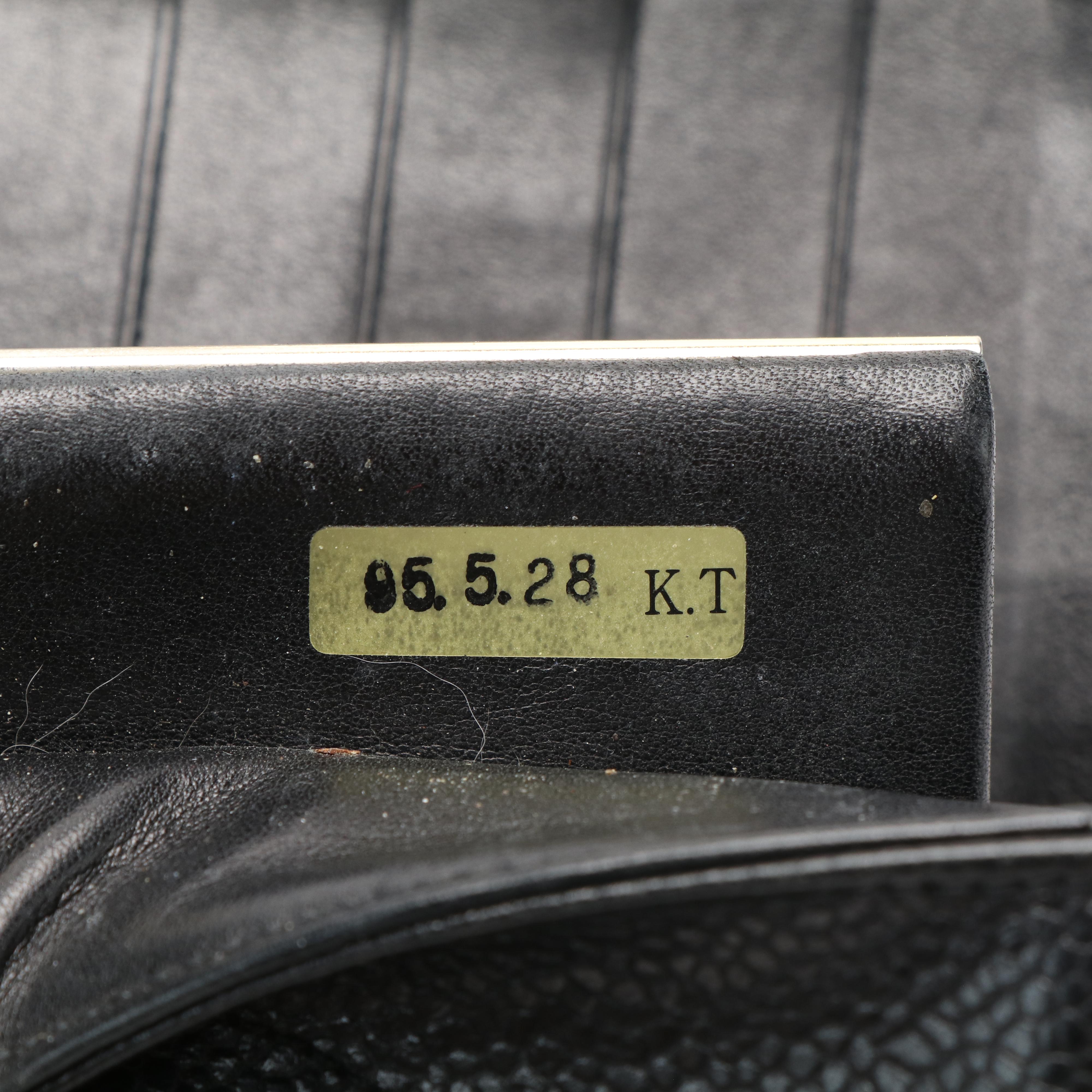 Chanel CC Black Caviar Leather Wallet