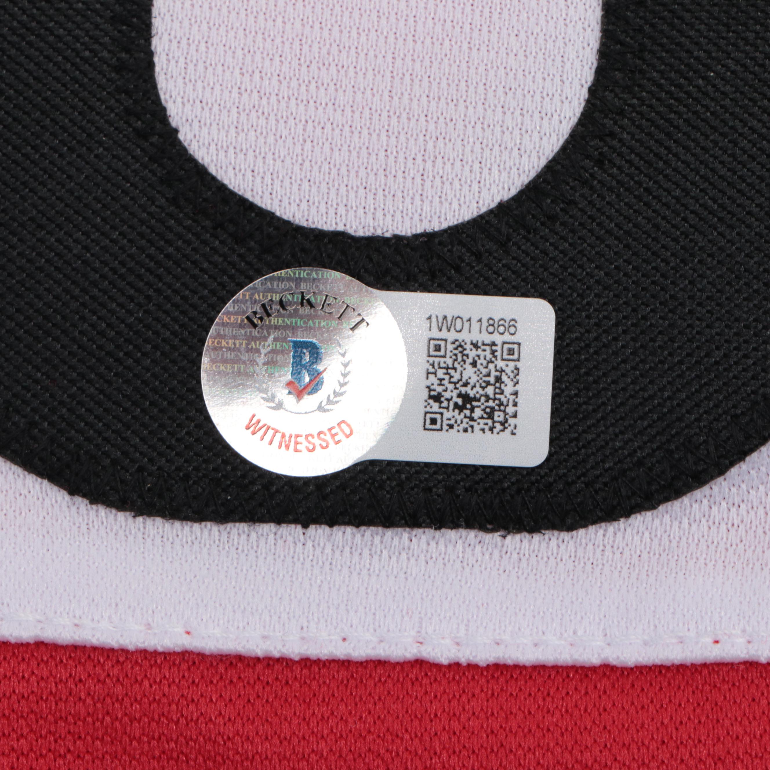 Carl Lewis Signed Olympic Team USA Track and Field Jersey, Beckett