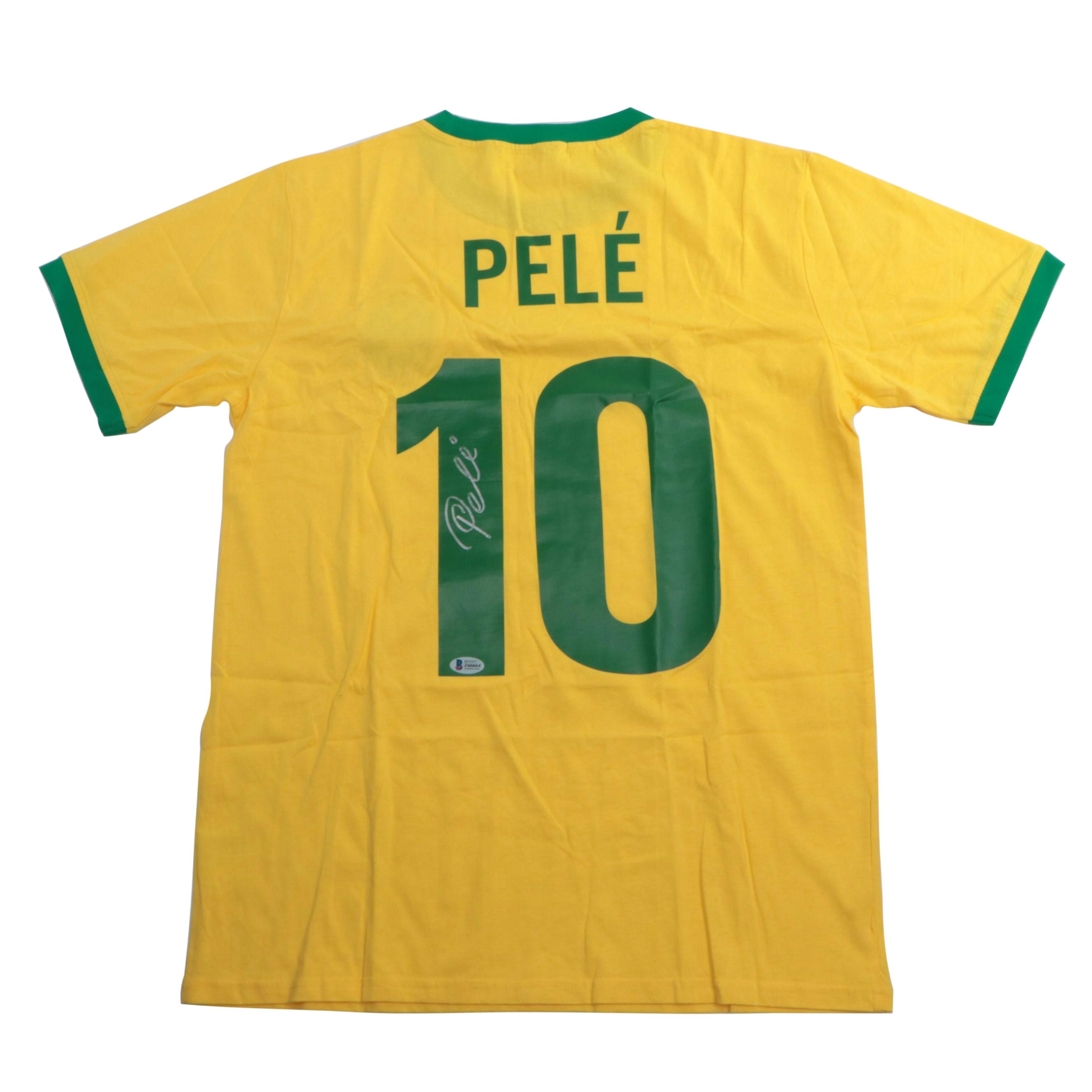 Pelé Signed Brazil CBD Soccer Jersey