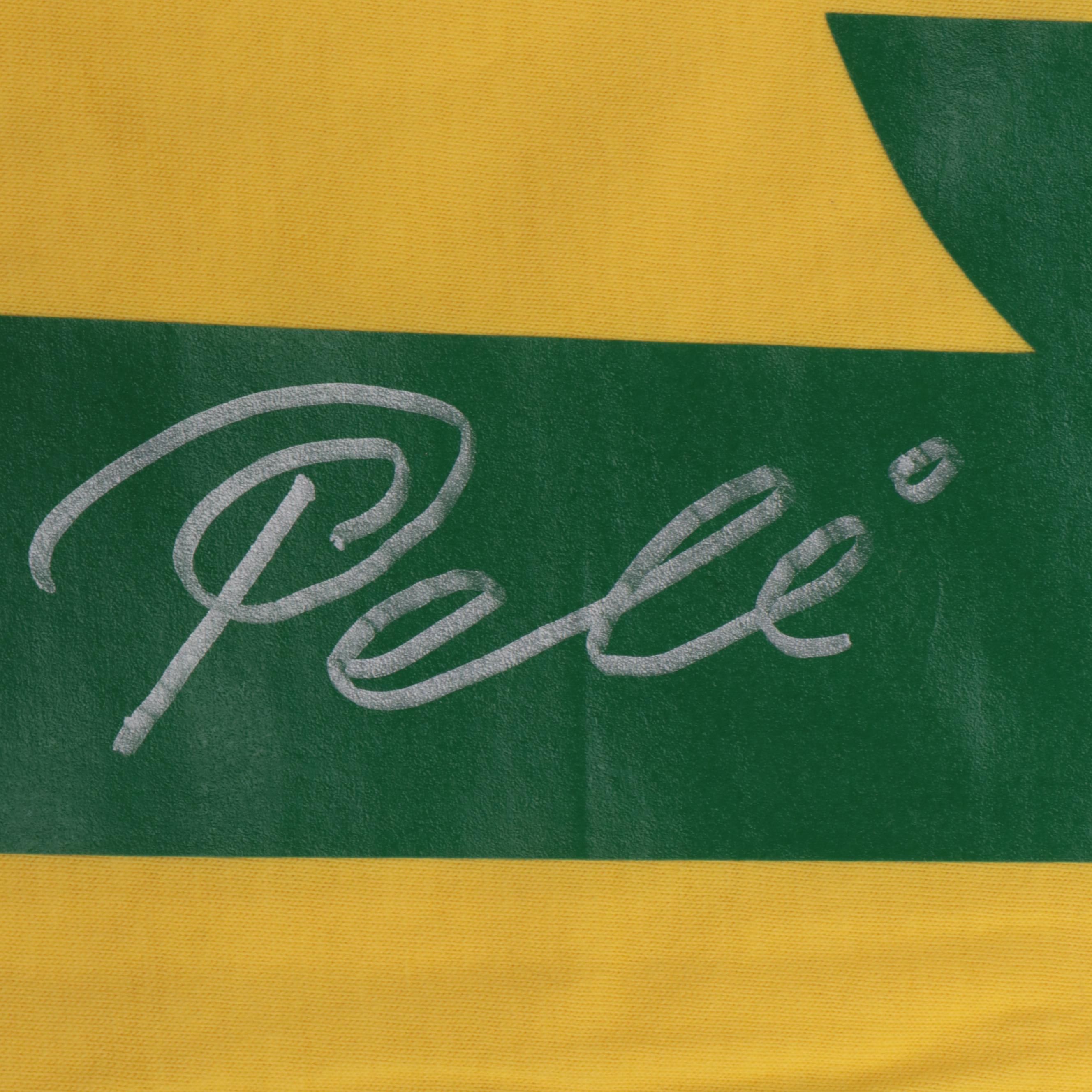 Pelé Signed Brazil CBD Soccer Jersey