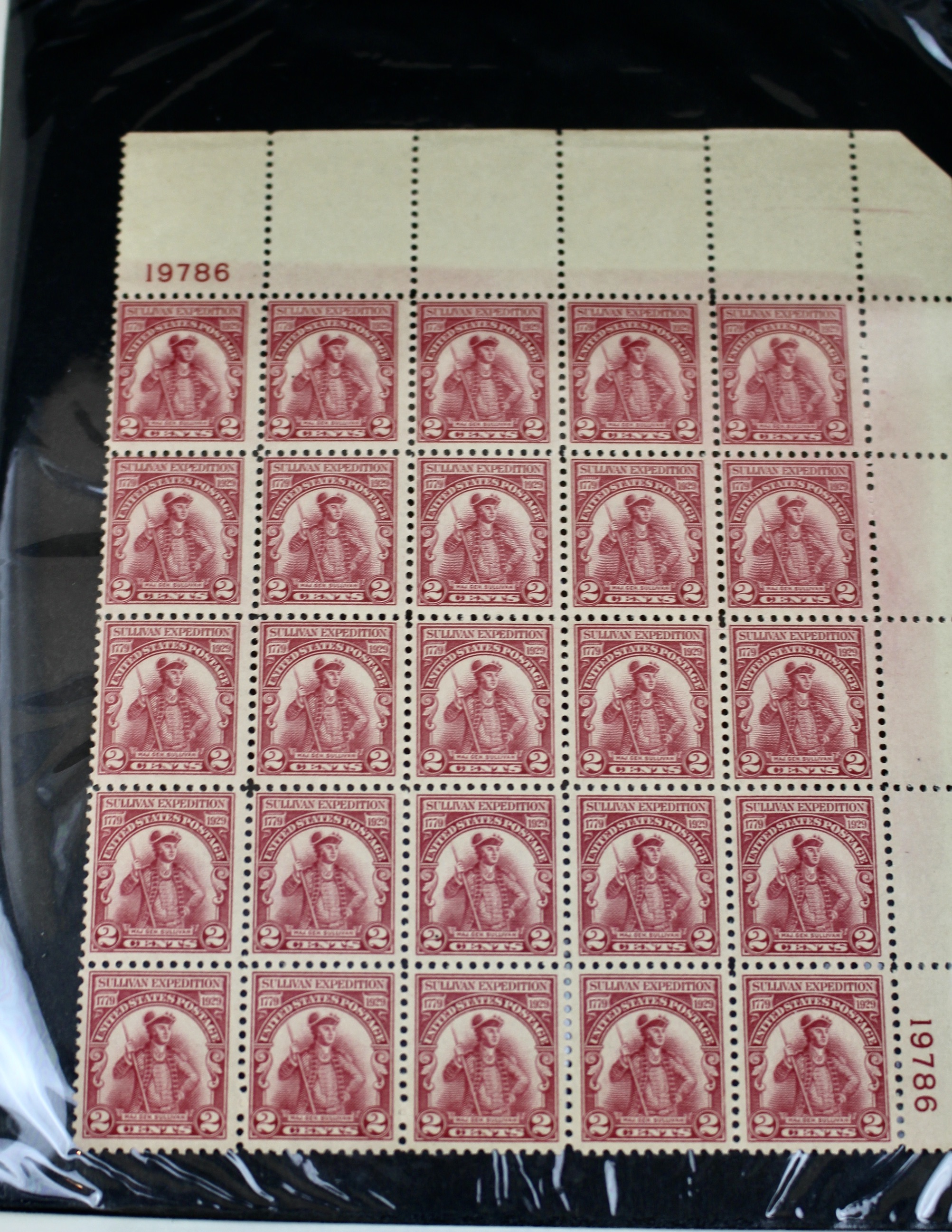 U.S. Postage Stamp Album Mainly Containing Plate Blocks