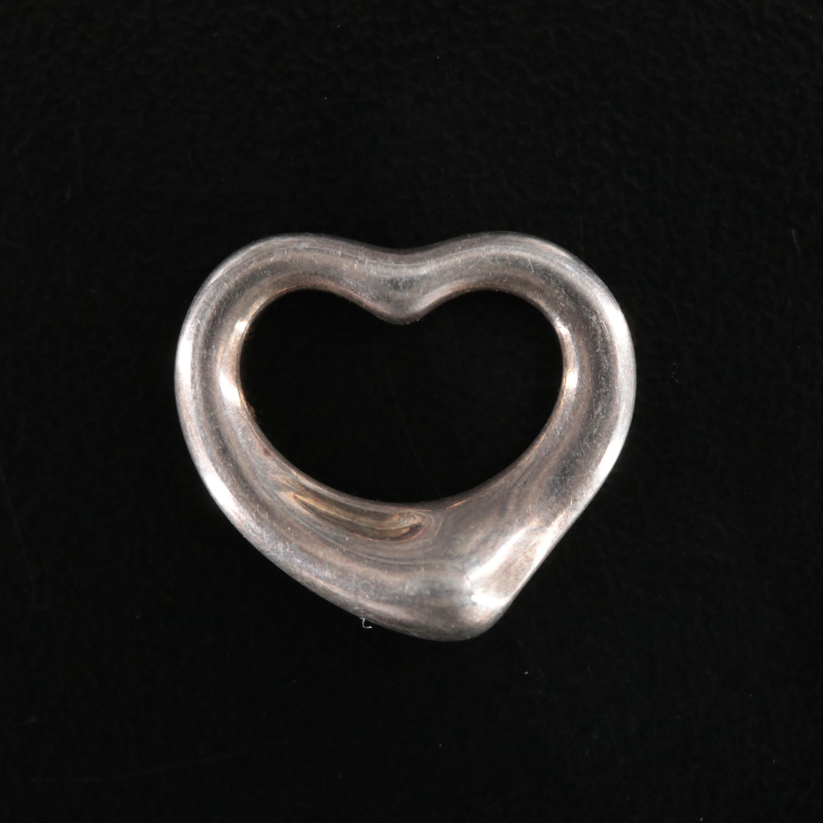 Elsa Peretti for Tiffany & Co. Sterling Open Heart Pendant