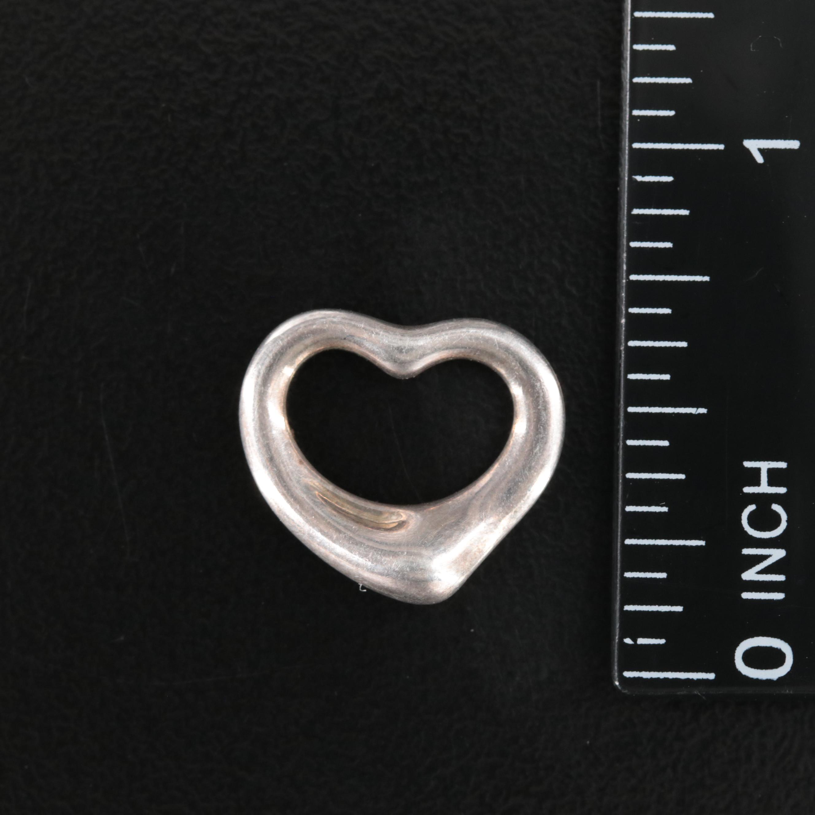 Elsa Peretti for Tiffany & Co. Sterling Open Heart Pendant