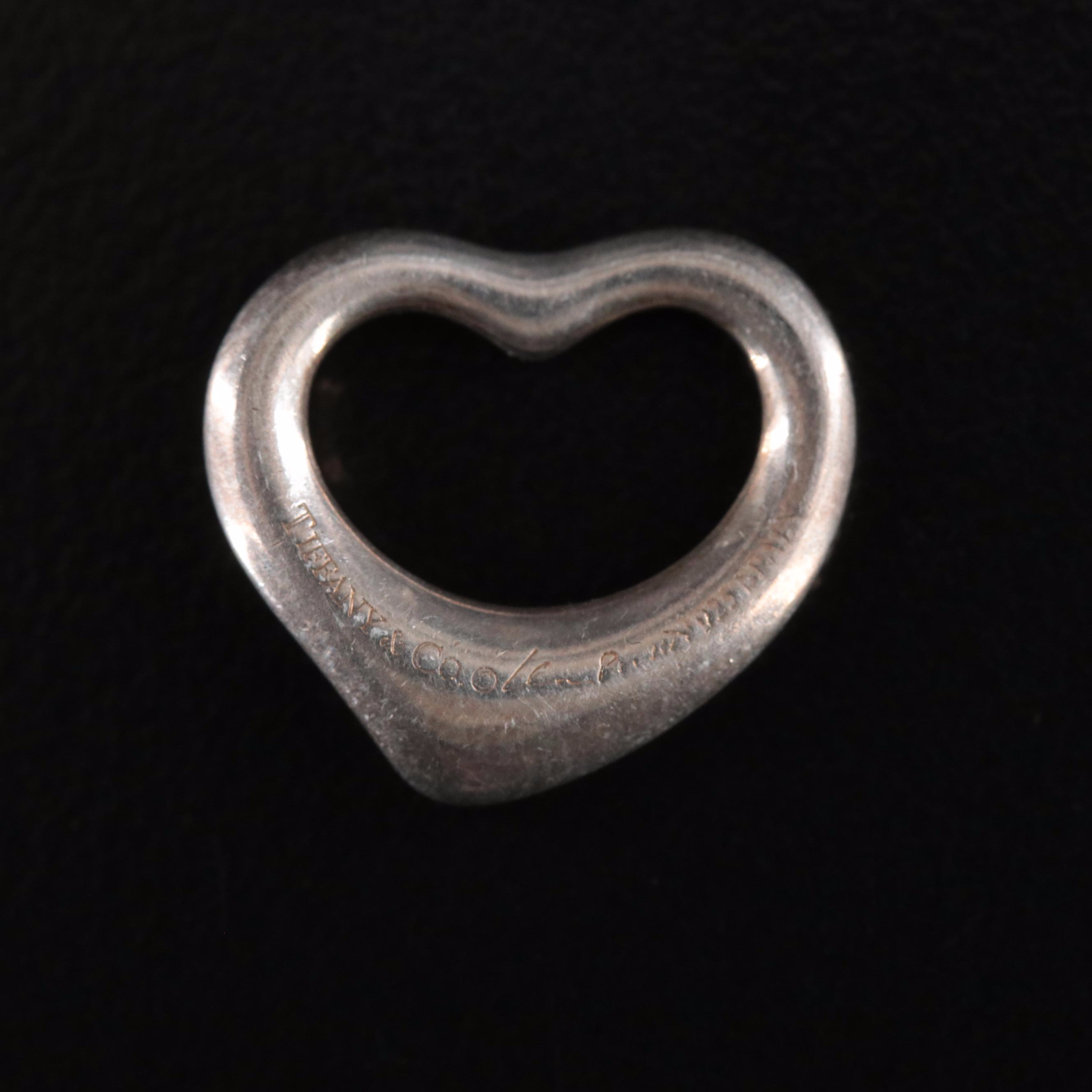 Elsa Peretti for Tiffany & Co. Sterling Open Heart Pendant