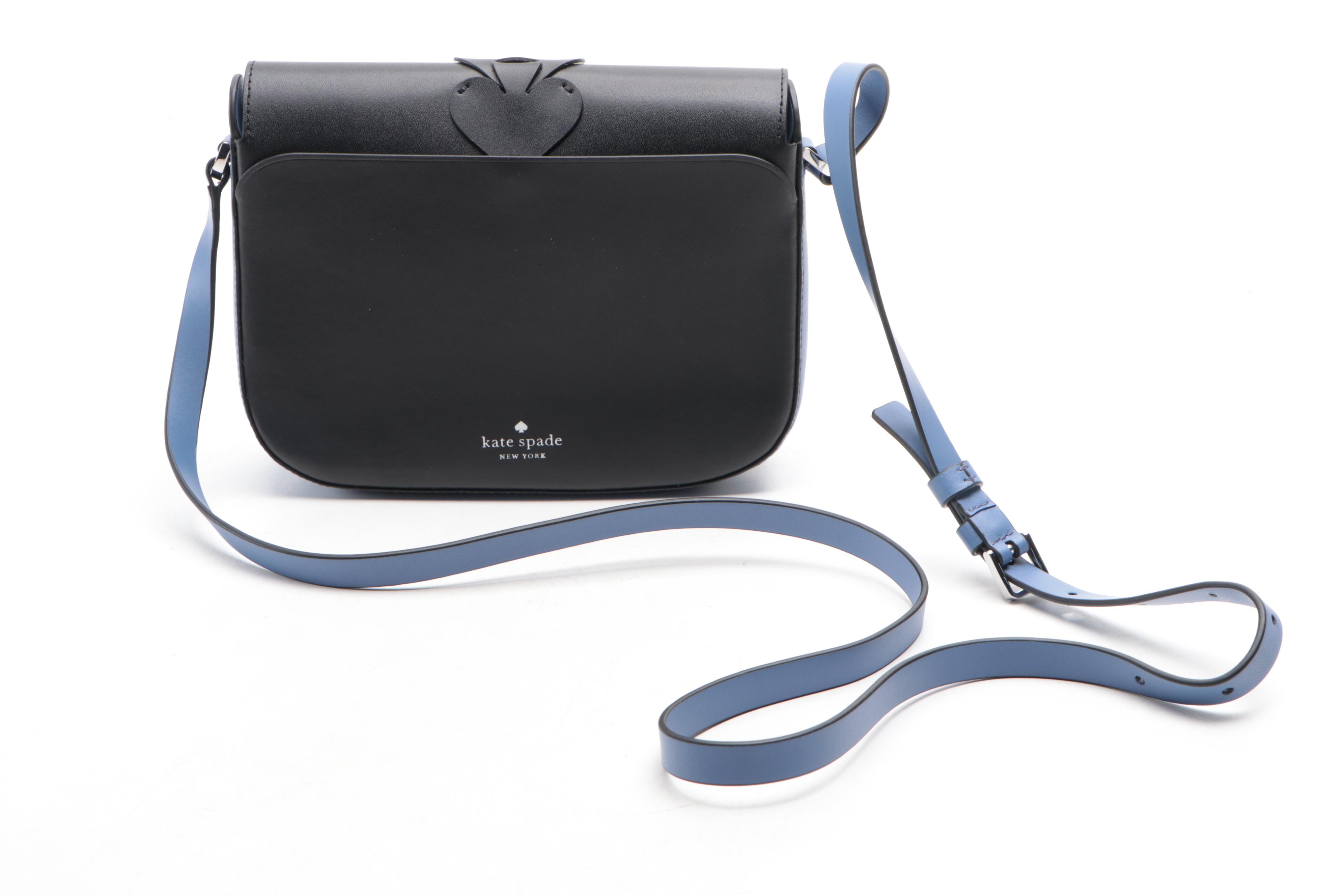 Kate Spade Nadine Woven Spade Leather Bag and Laurel Way Watercolors Satchel