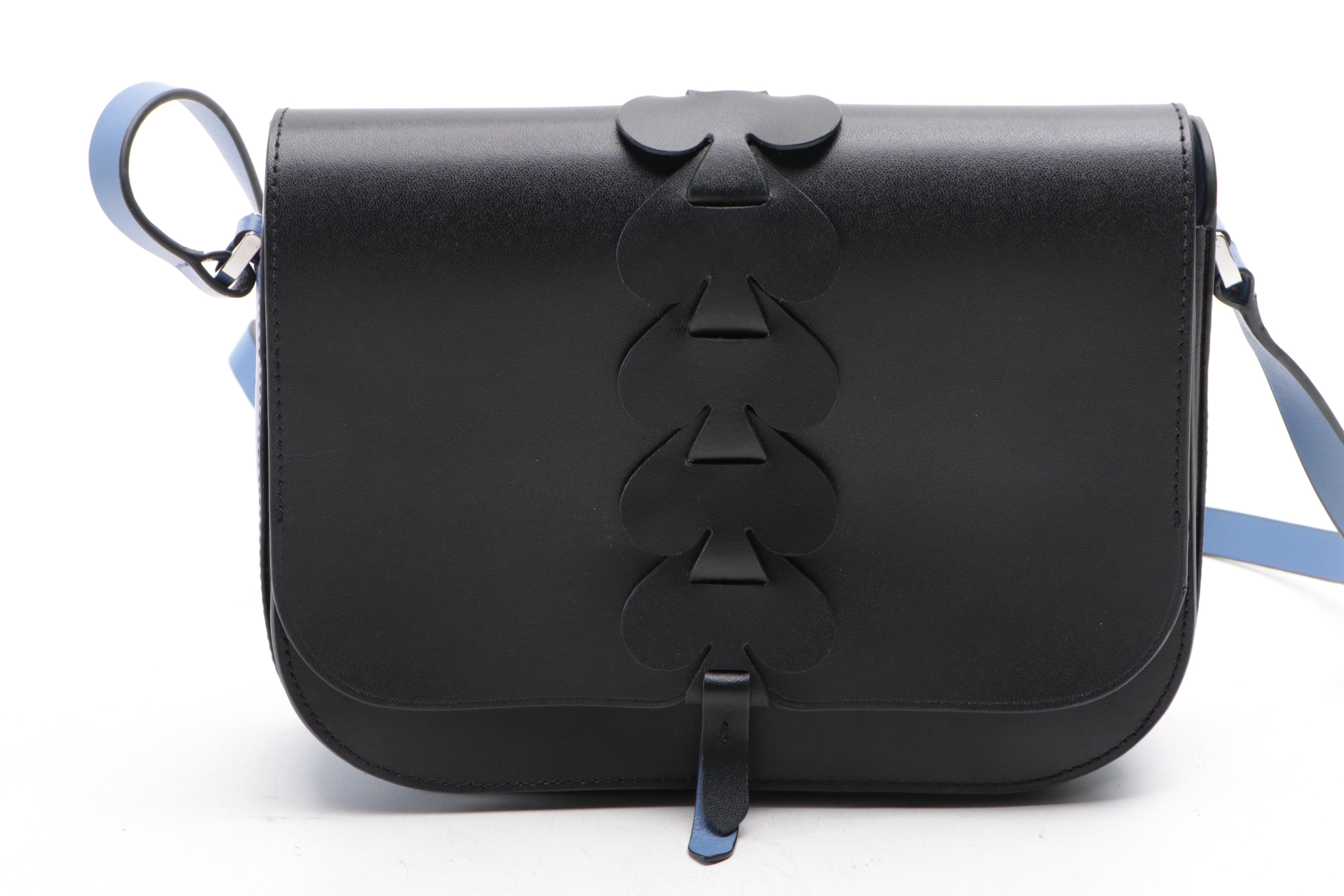 Kate Spade Nadine Woven Spade Leather Bag and Laurel Way Watercolors Satchel