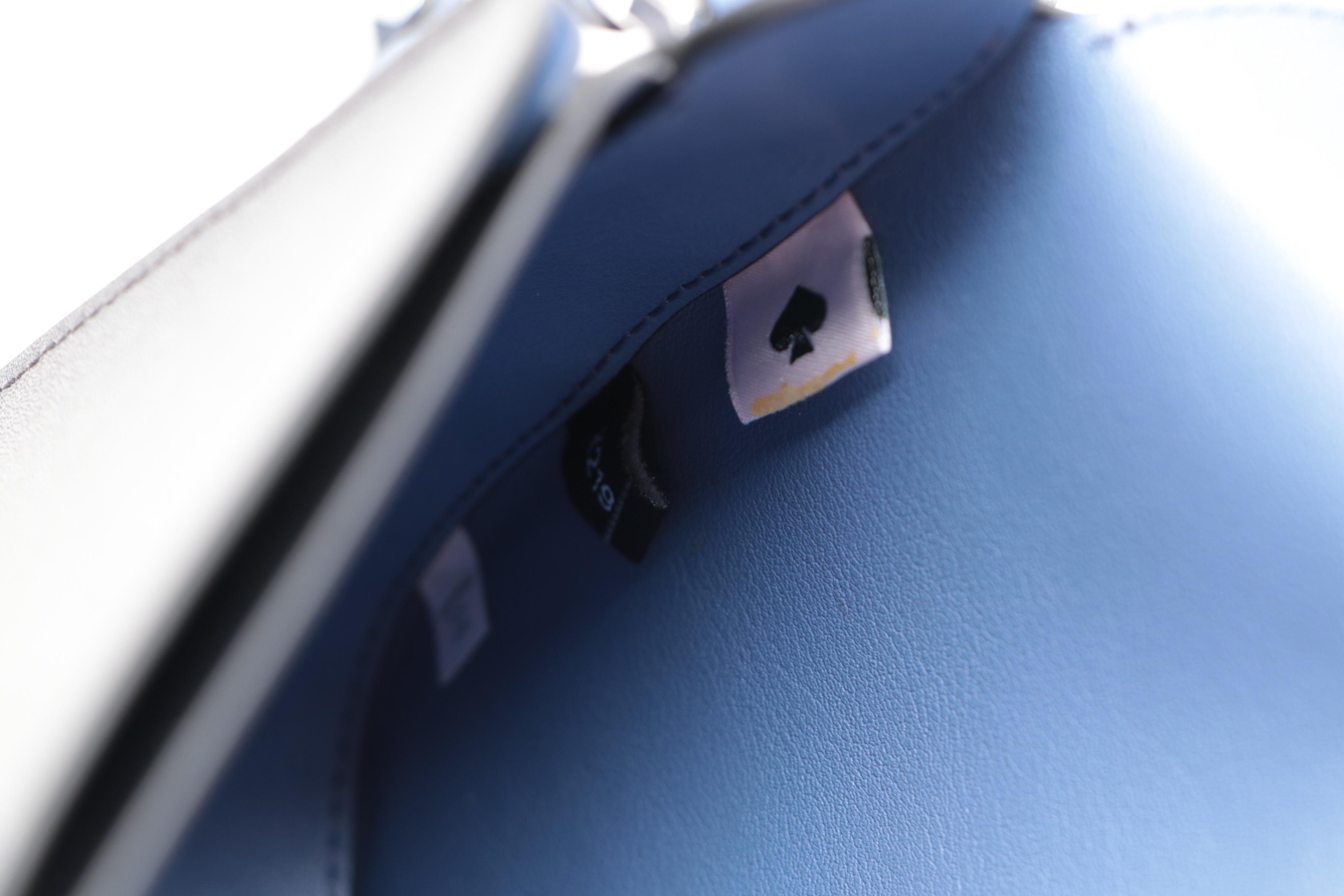 Kate Spade Nadine Woven Spade Leather Bag and Laurel Way Watercolors Satchel