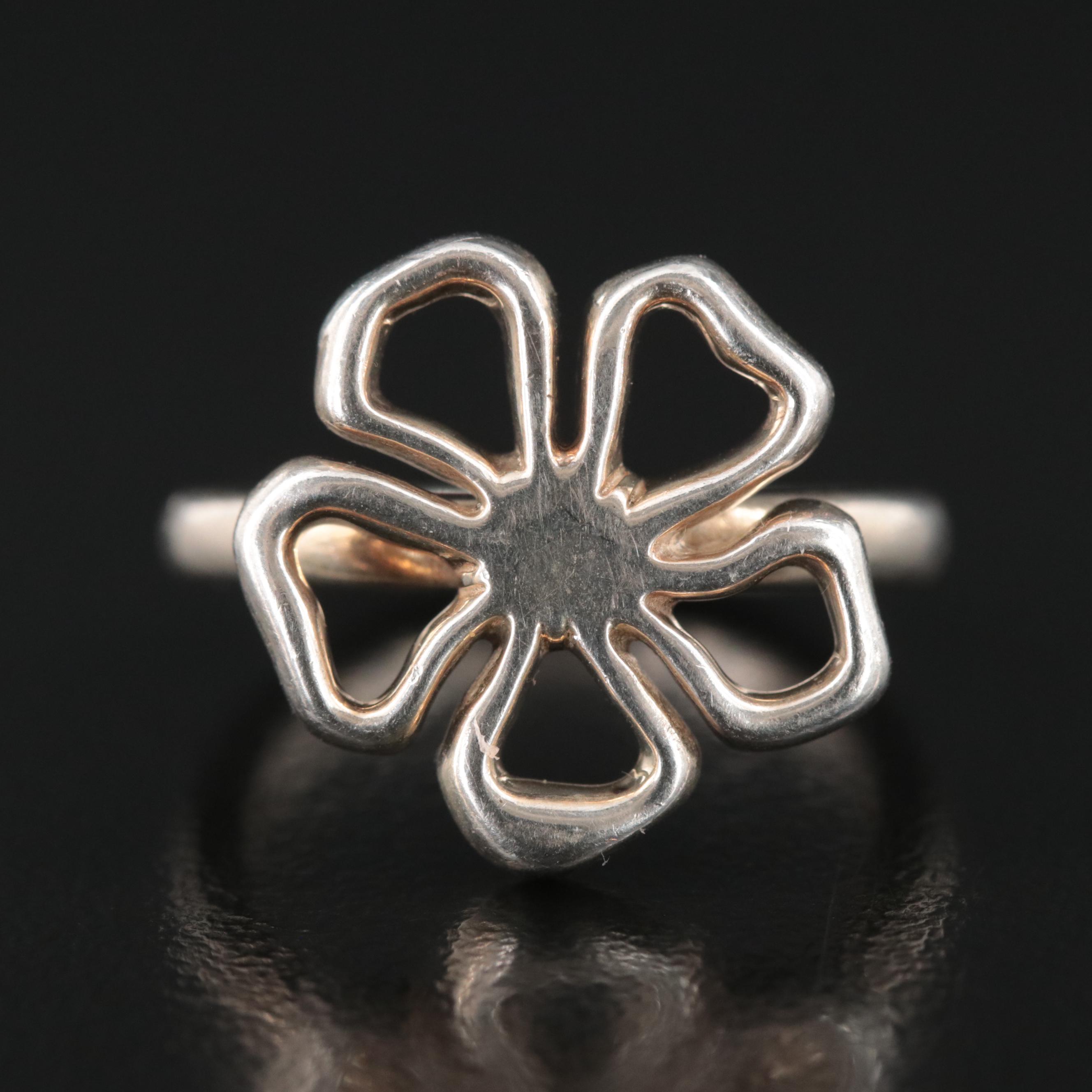 Tiffany & Co. Sterling Daisy Ring