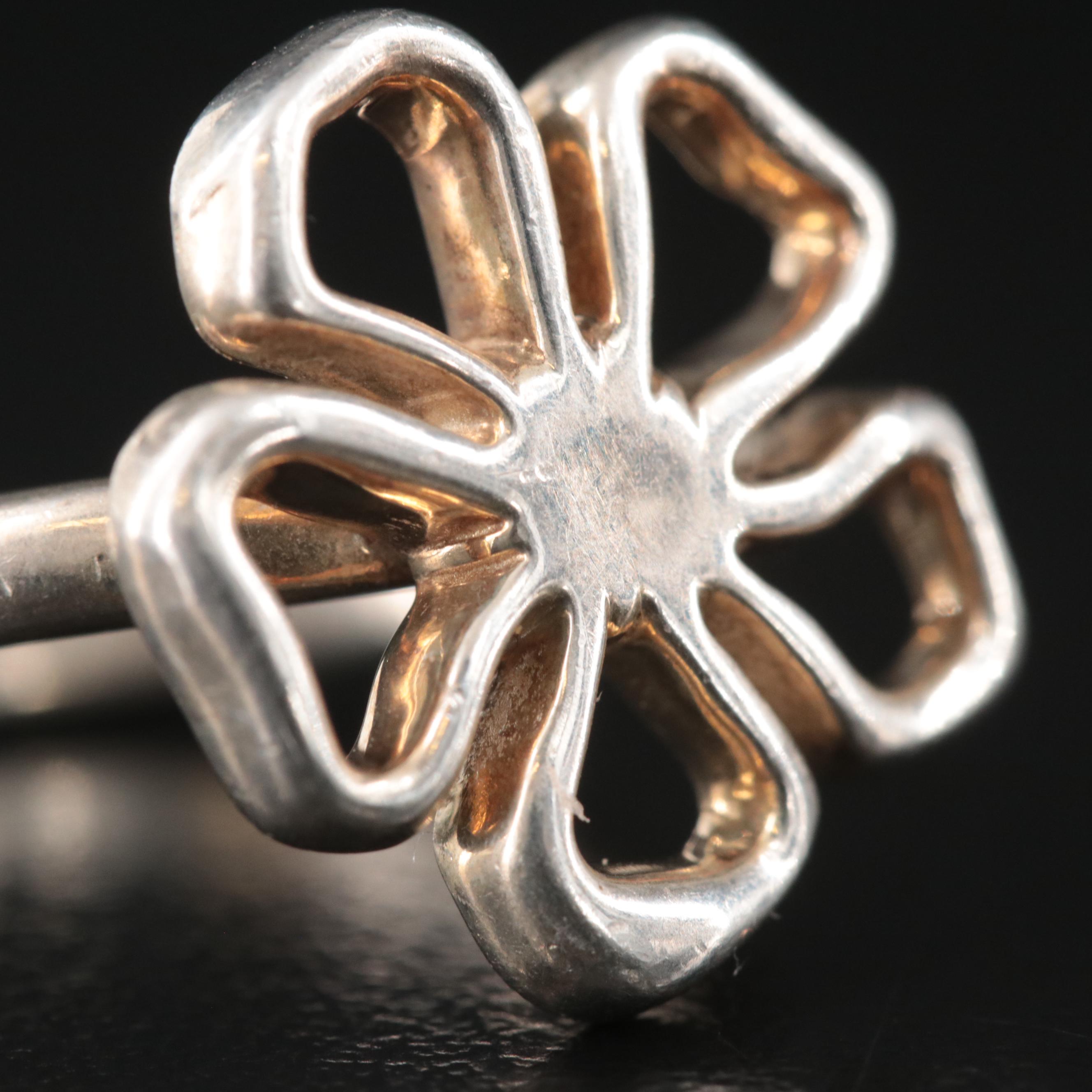 Tiffany & Co. Sterling Daisy Ring