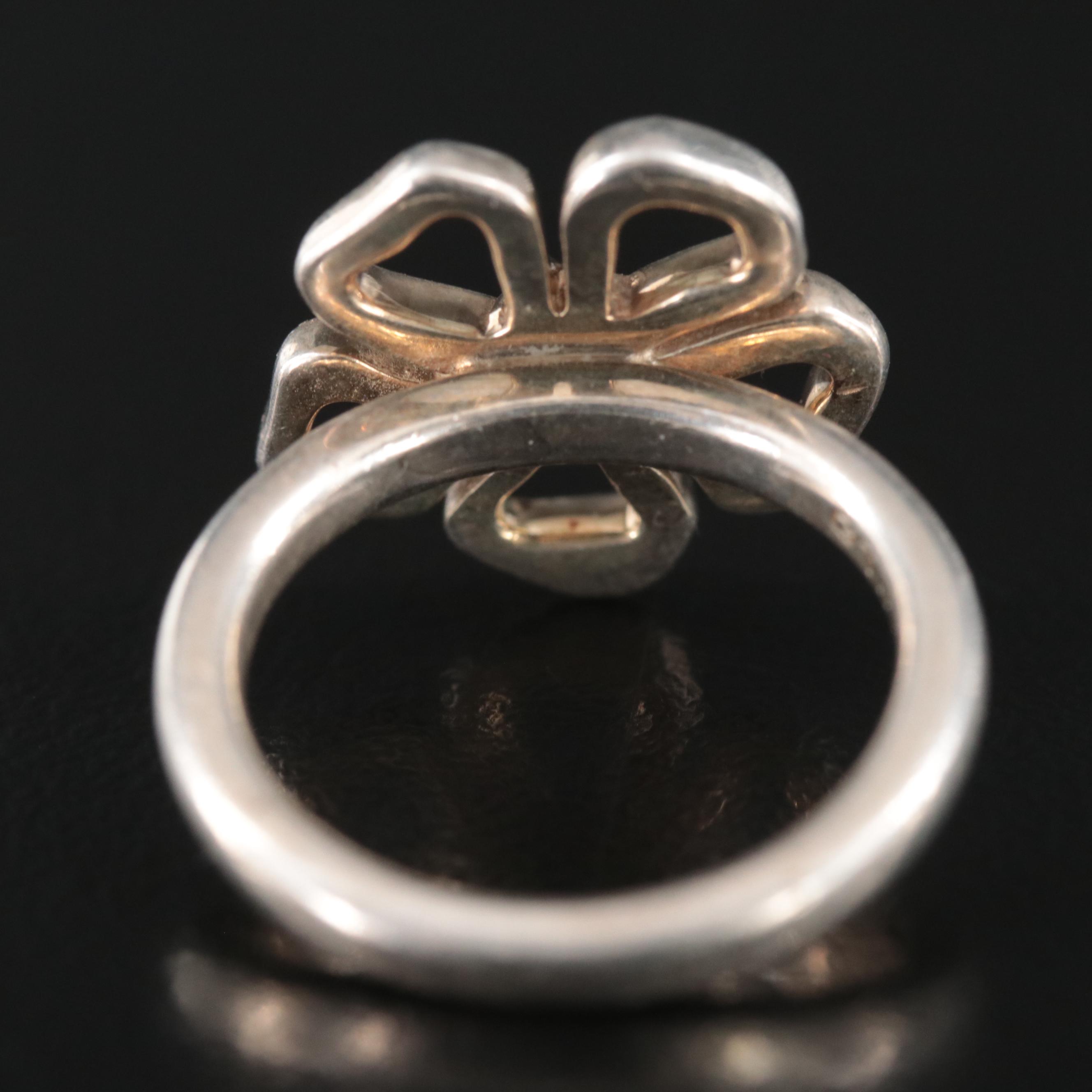 Tiffany & Co. Sterling Daisy Ring