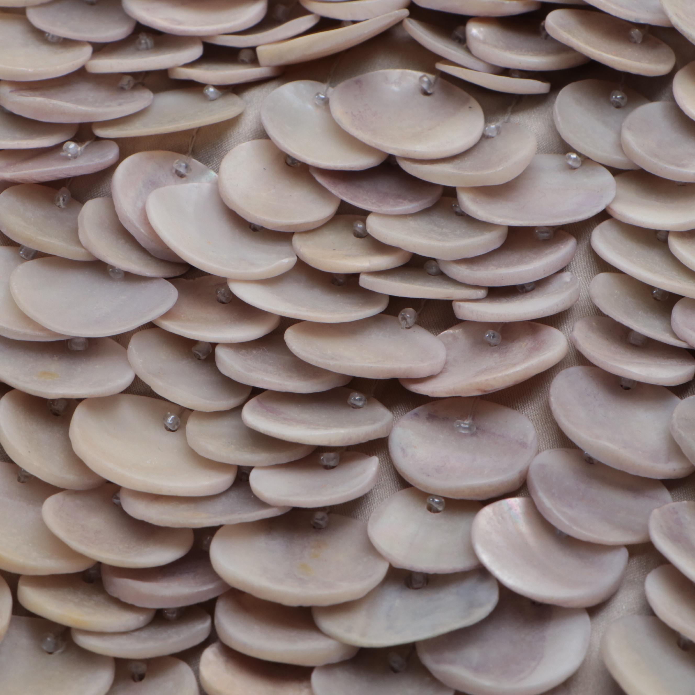 Moyna and Two's Company Shell Handbags with Mystique Shell Trim Clutch