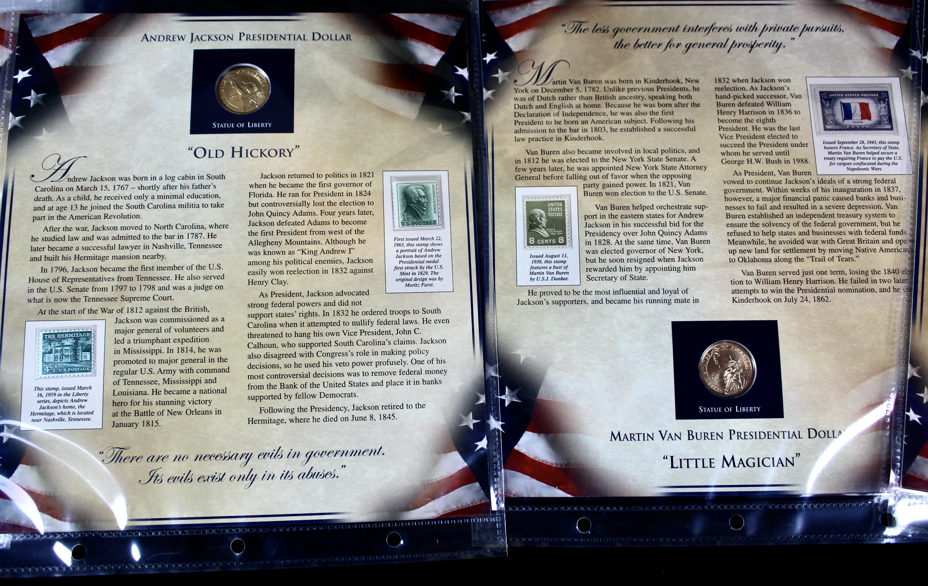 "The United States Presidents Coin Collection" Two Volume Set