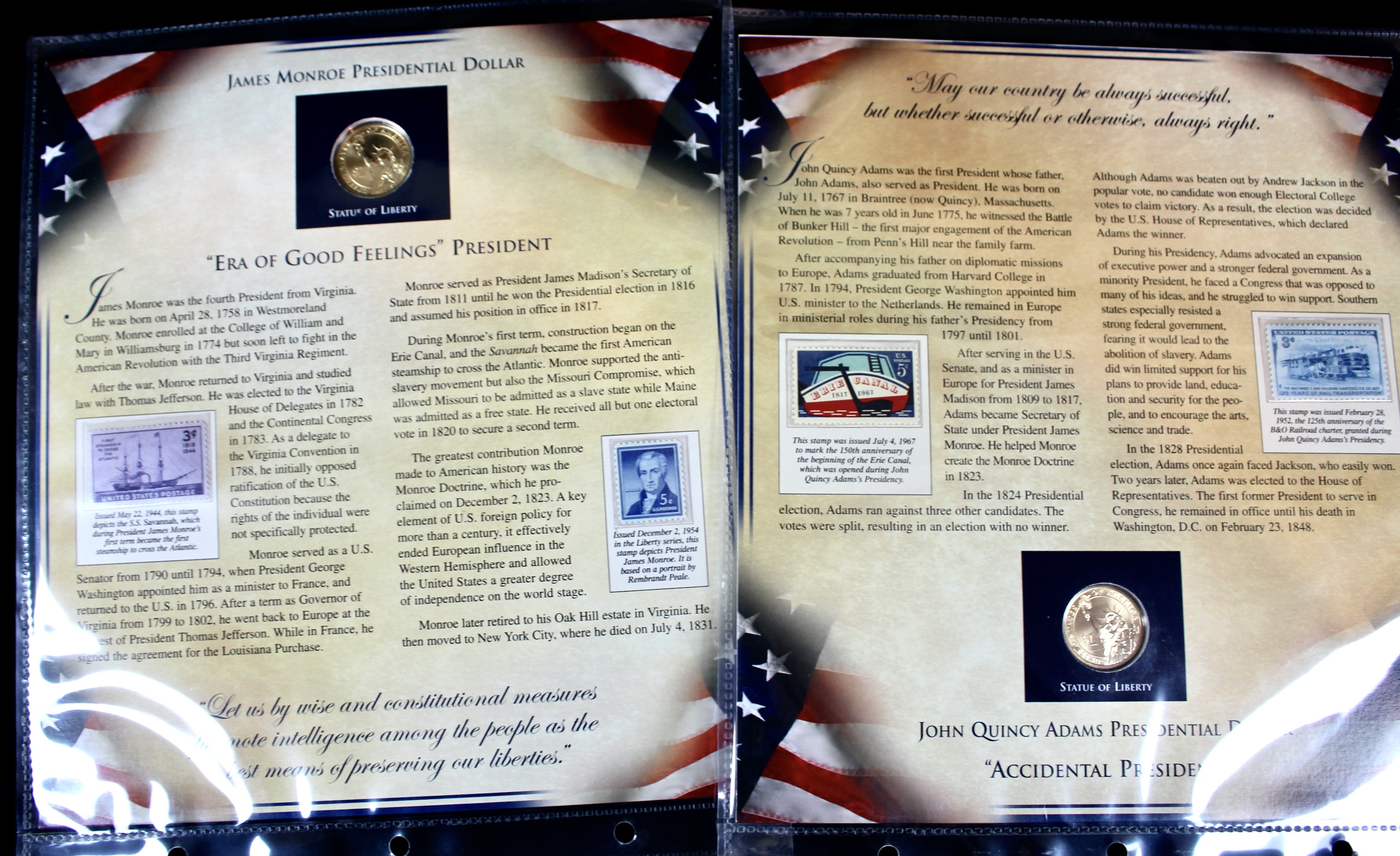 "The United States Presidents Coin Collection" Two Volume Set