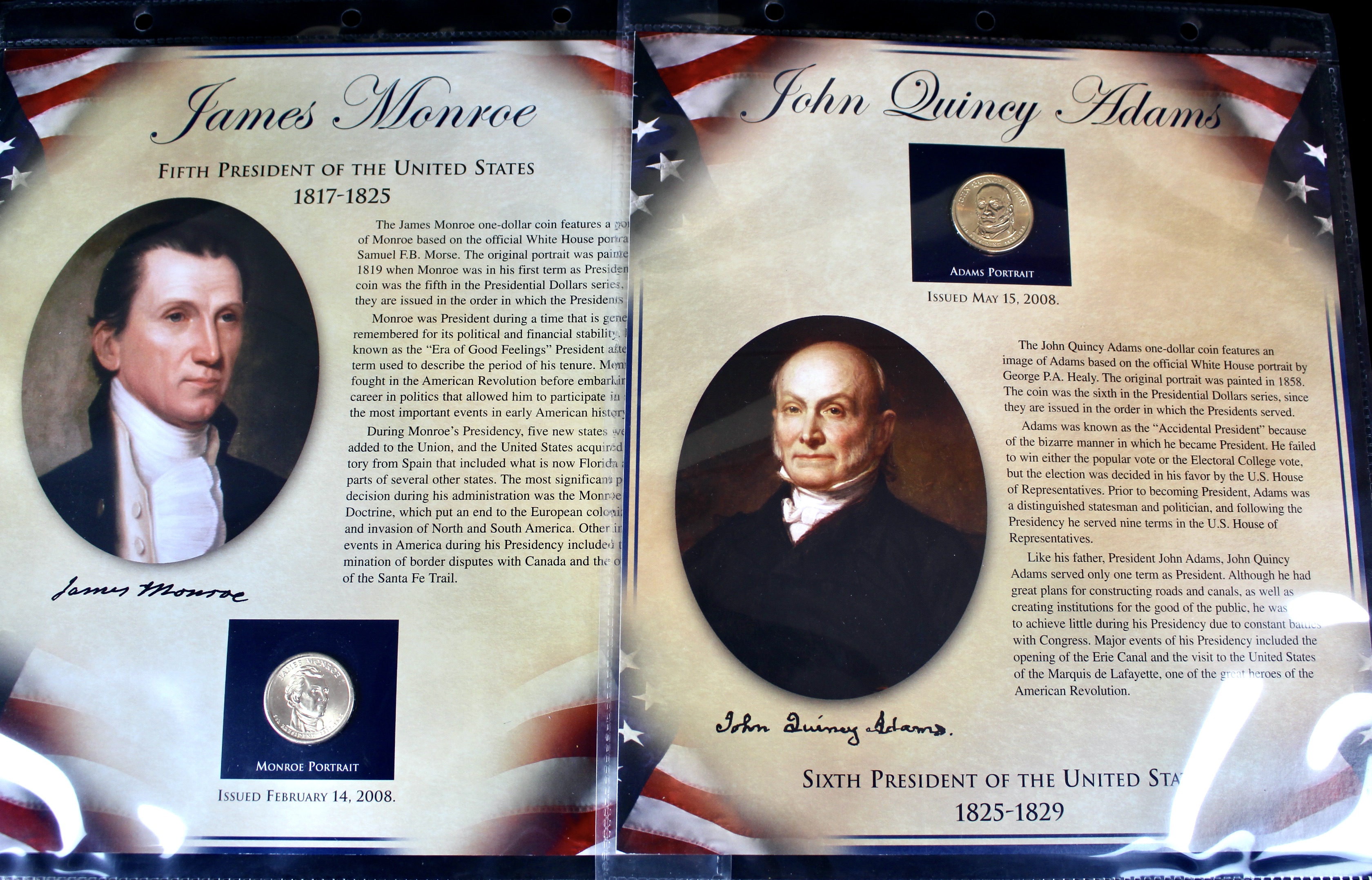 "The United States Presidents Coin Collection" Two Volume Set