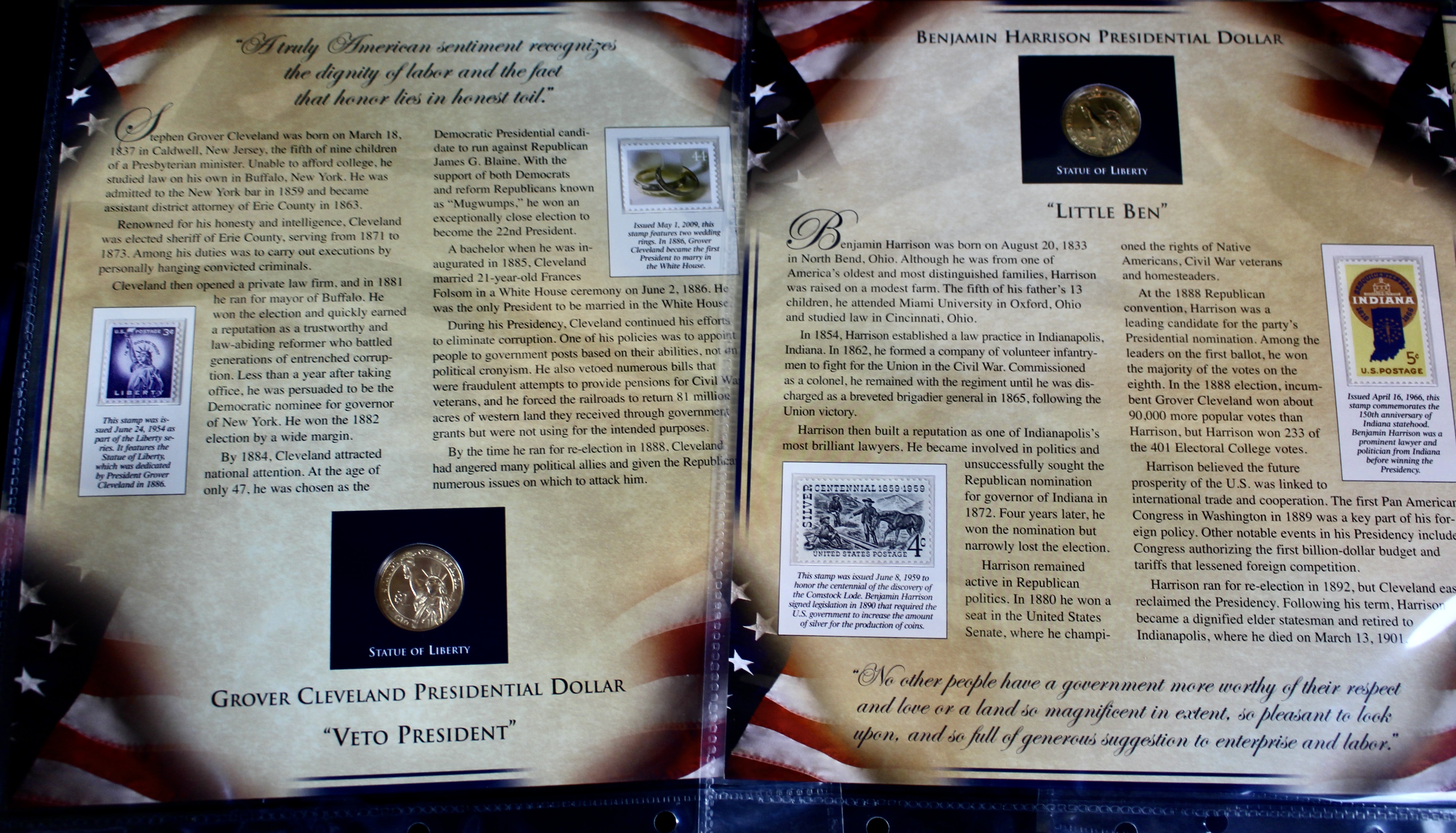 "The United States Presidents Coin Collection" Two Volume Set
