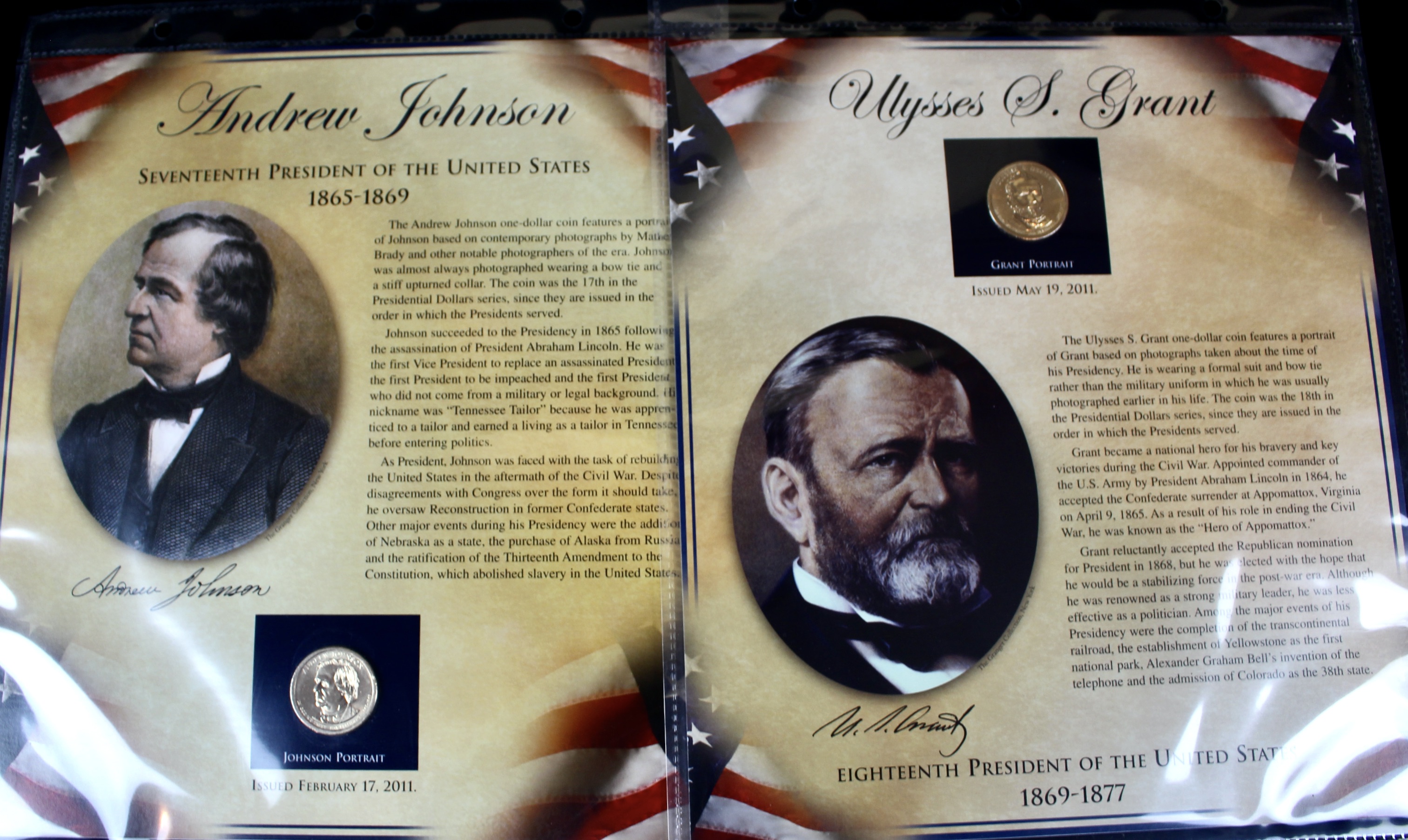 "The United States Presidents Coin Collection" Two Volume Set