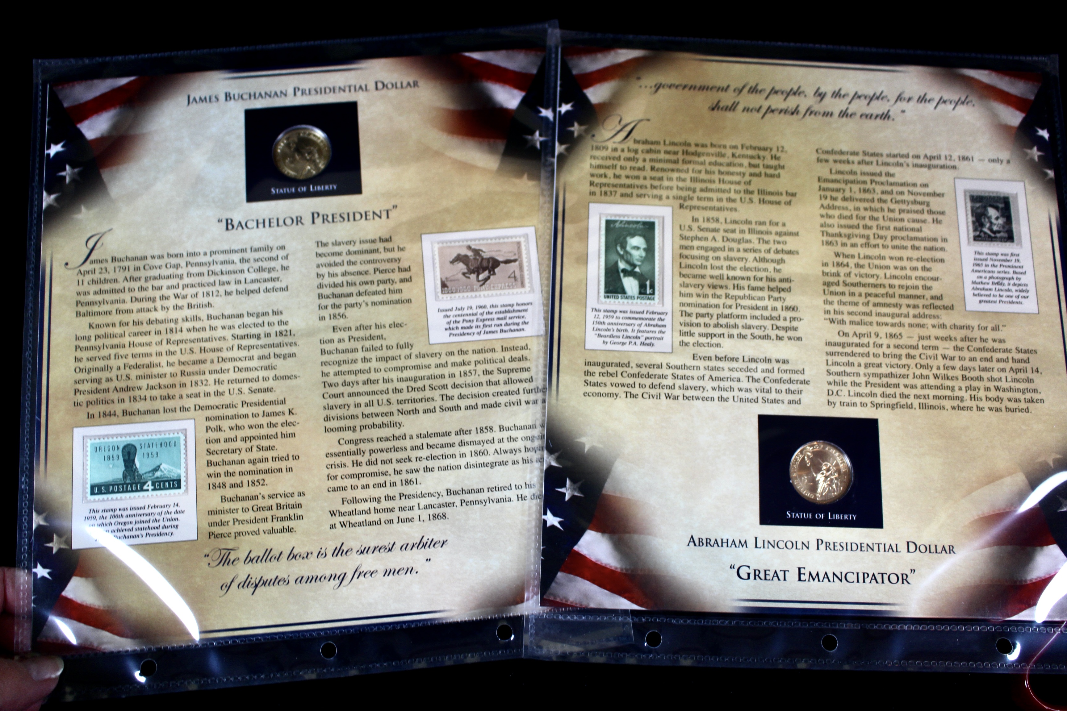 "The United States Presidents Coin Collection" Two Volume Set