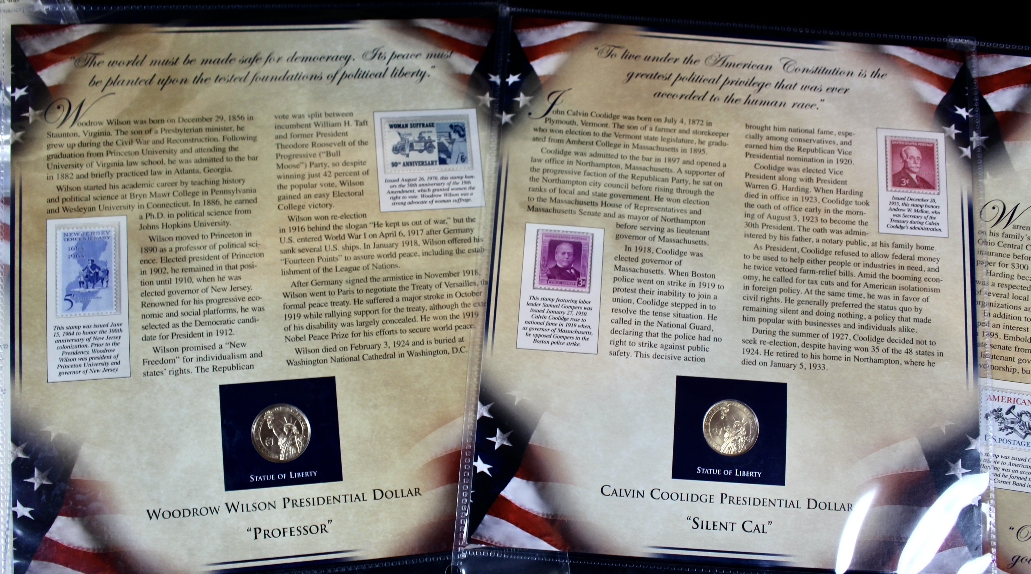 "The United States Presidents Coin Collection" Two Volume Set