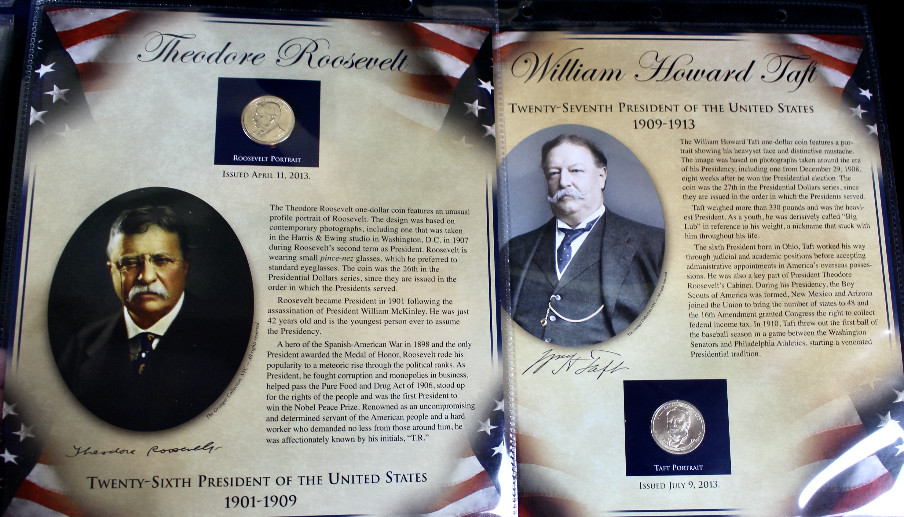 "The United States Presidents Coin Collection" Two Volume Set