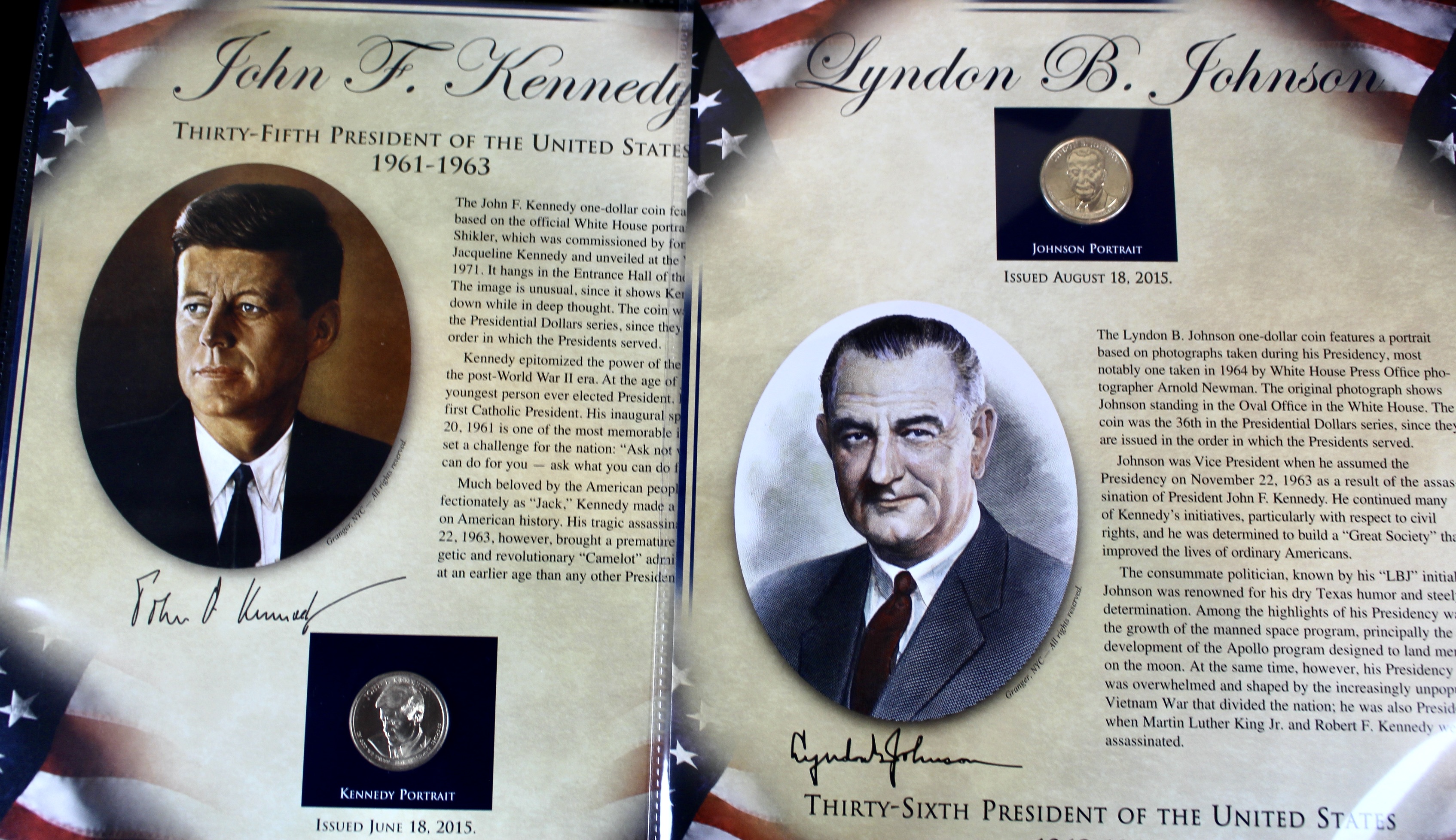 "The United States Presidents Coin Collection" Two Volume Set