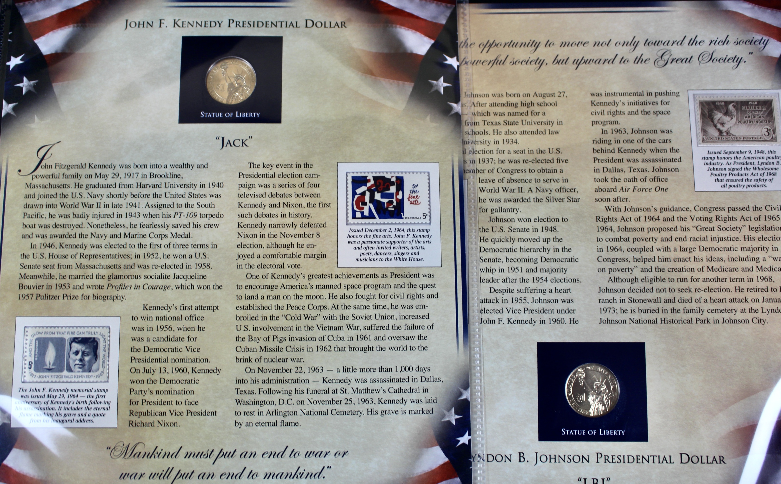"The United States Presidents Coin Collection" Two Volume Set