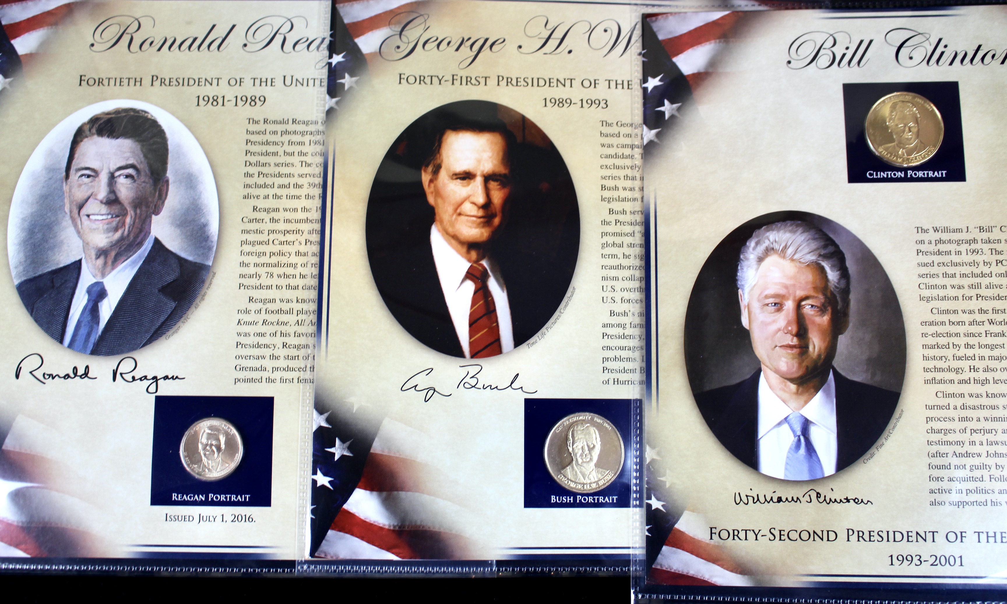 "The United States Presidents Coin Collection" Two Volume Set