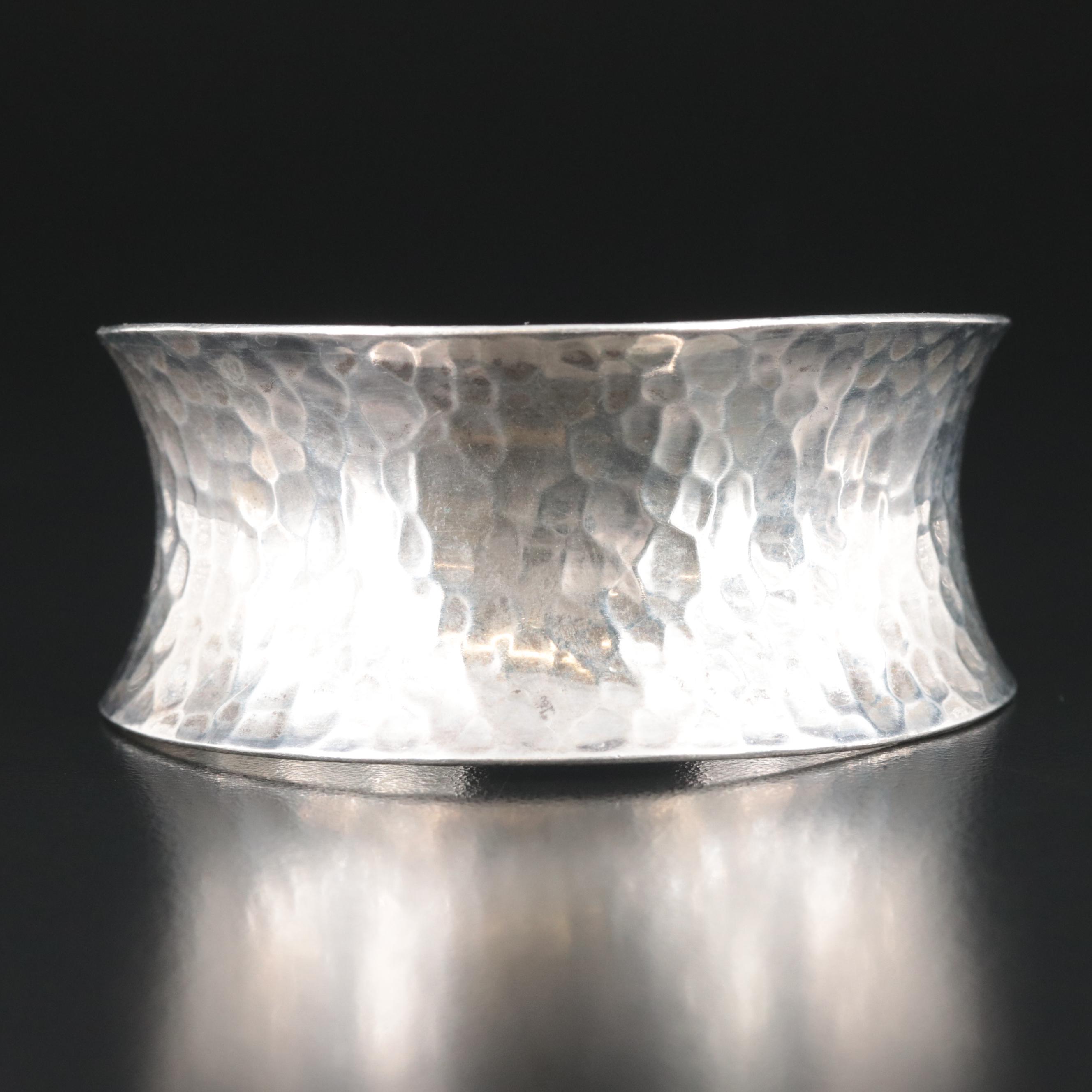 James Avery Sterling Hammered Cuff Bracelet