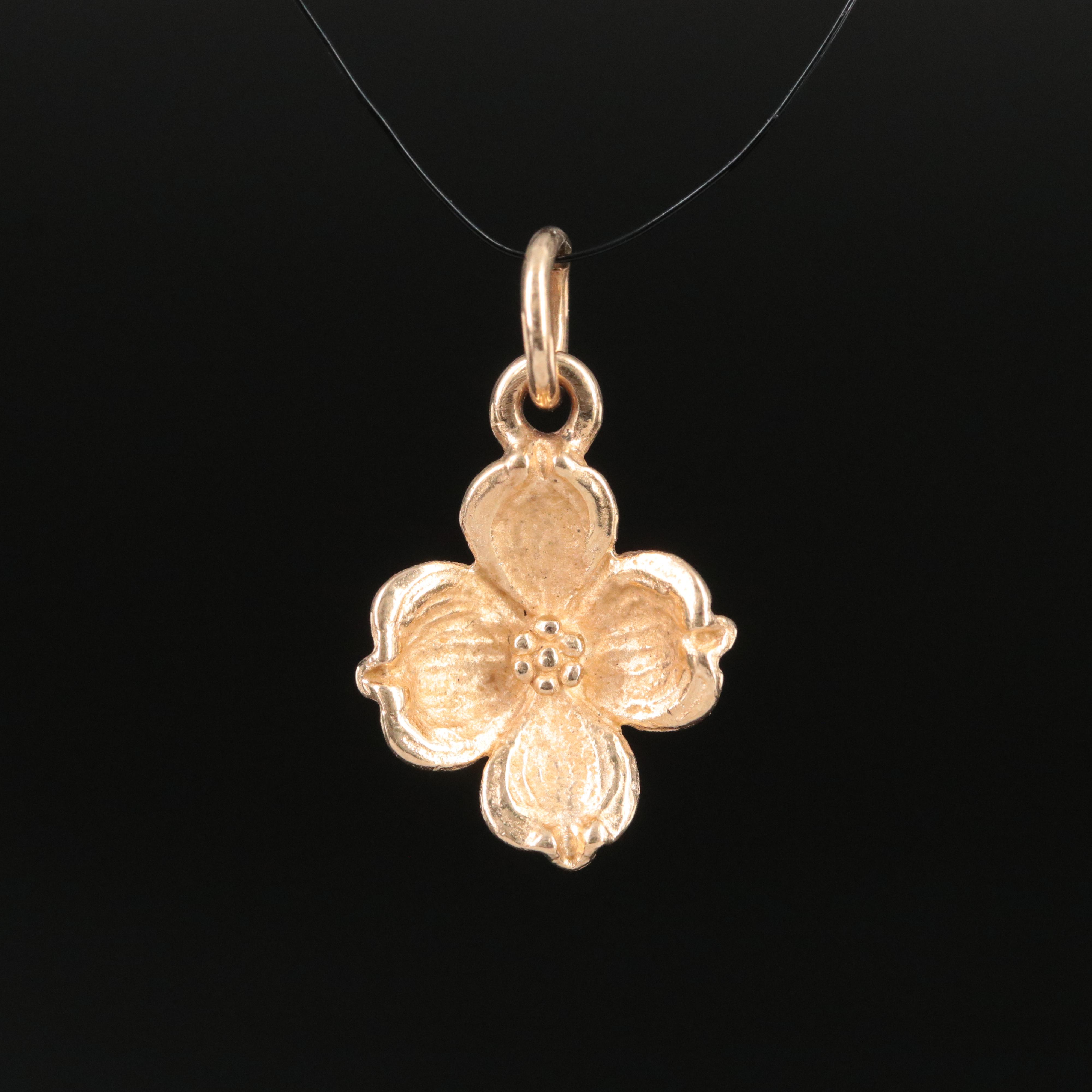 James Avery 14K Dogwood Flower Charm