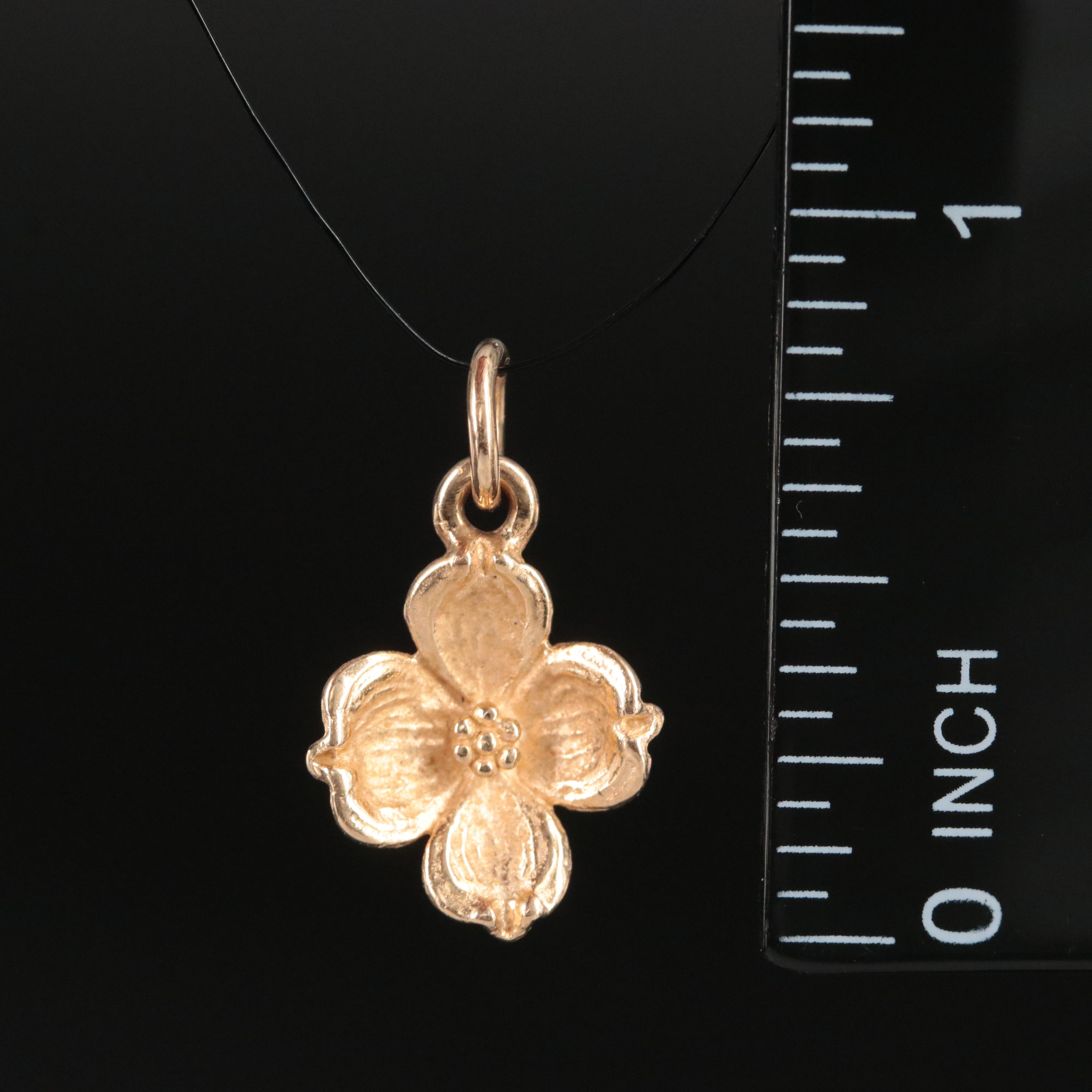 James Avery 14K Dogwood Flower Charm