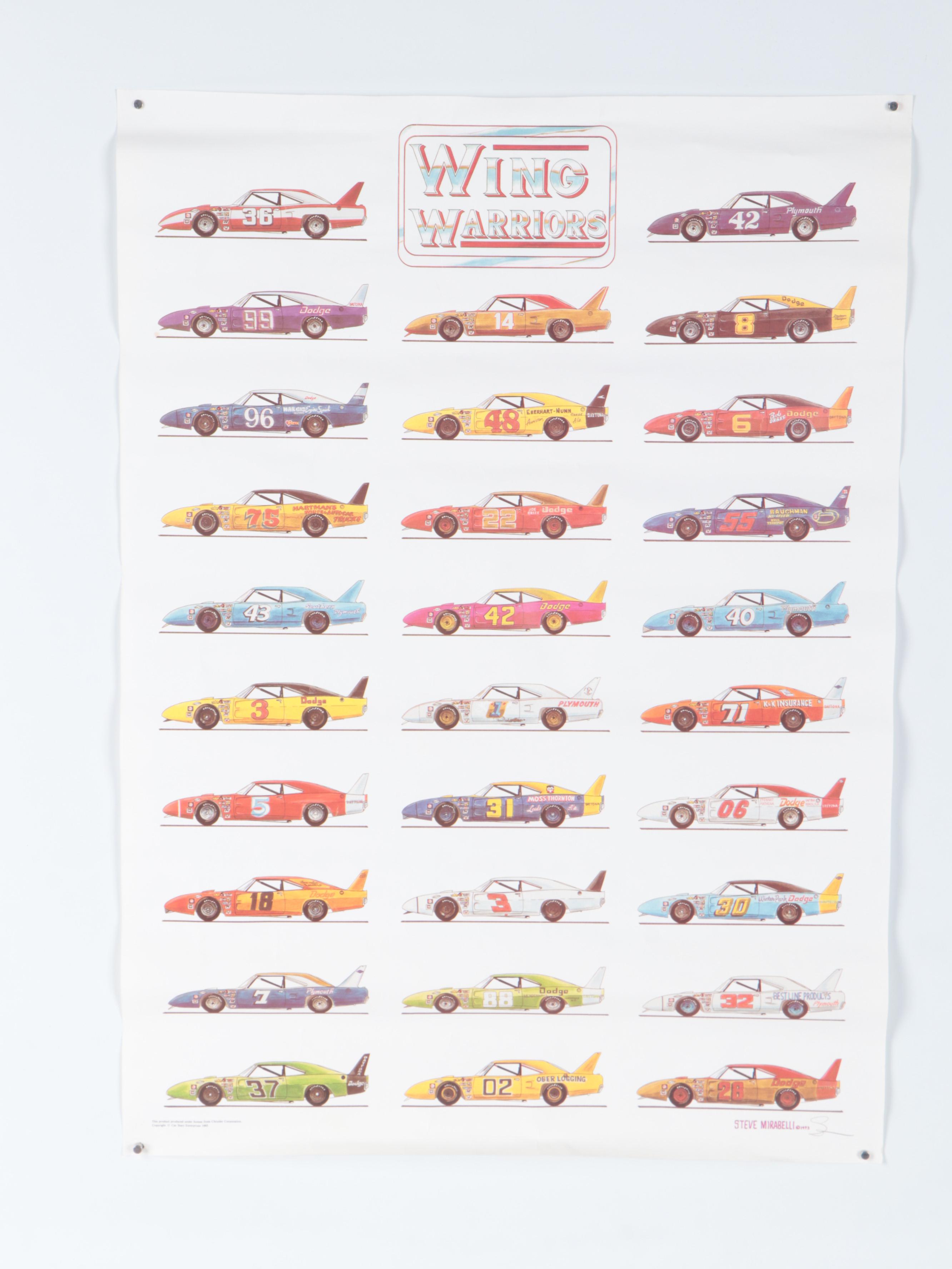 Steve Mirabelli "Wing Warriors" and "The Thrones of King Richard" Posters, 1990s